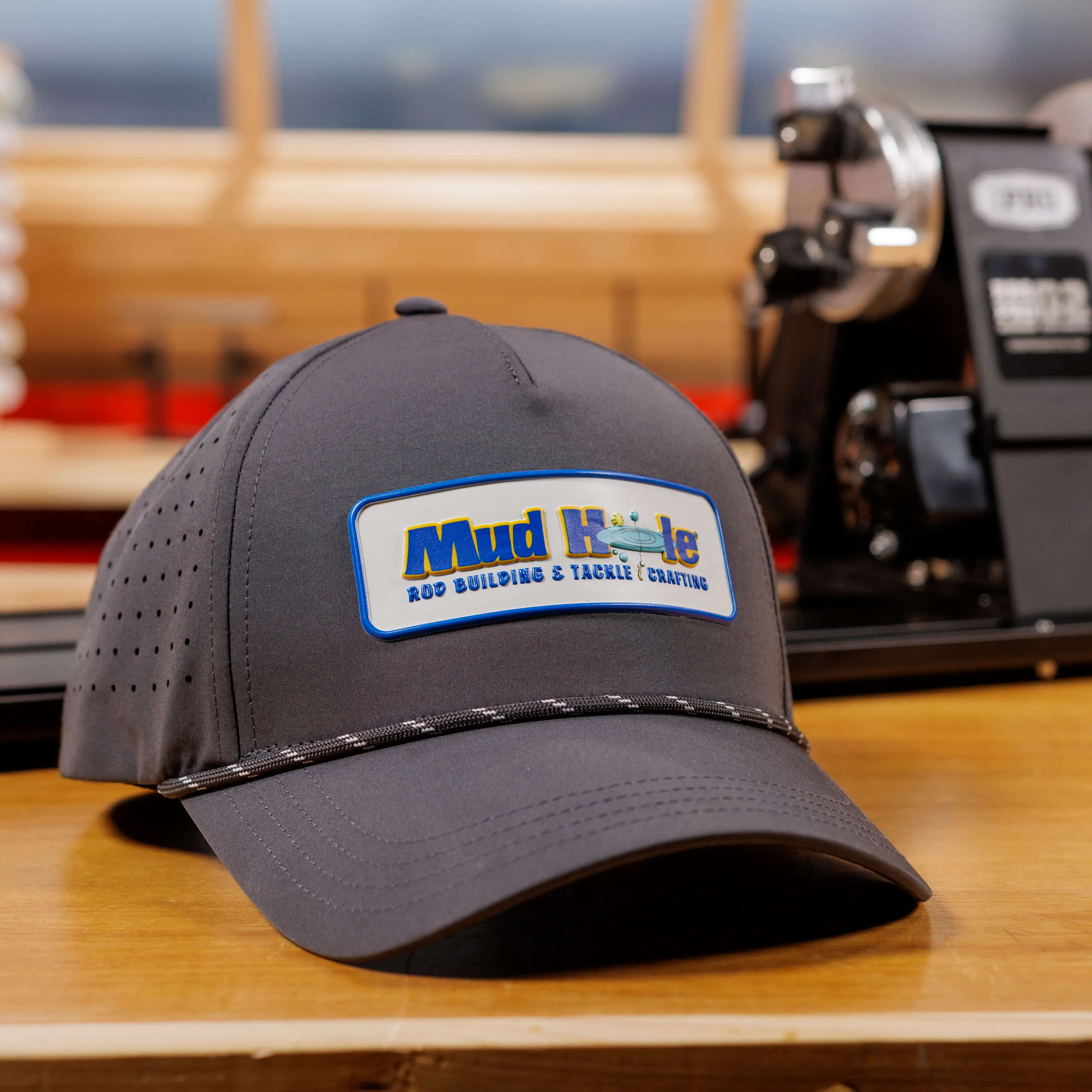 Mud Hole Perforated Trucker Hat - Classic Logo - Image 3
