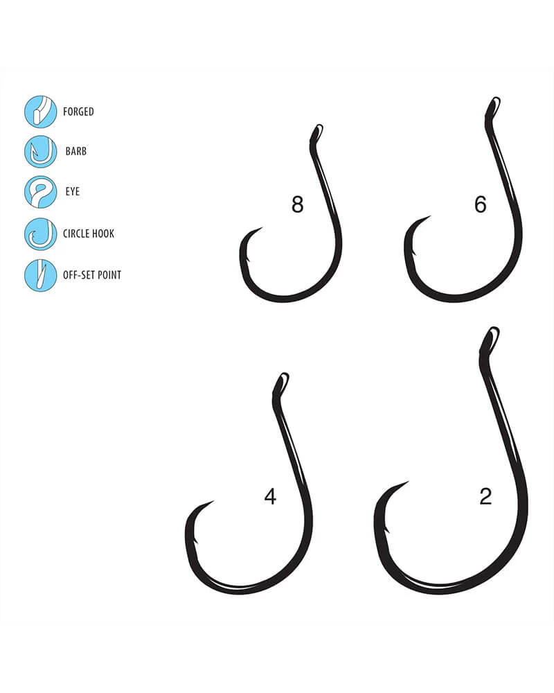 Gamakatsu Octopus Circle Nano Alpha Hooks (Offset-Point) - Image 4