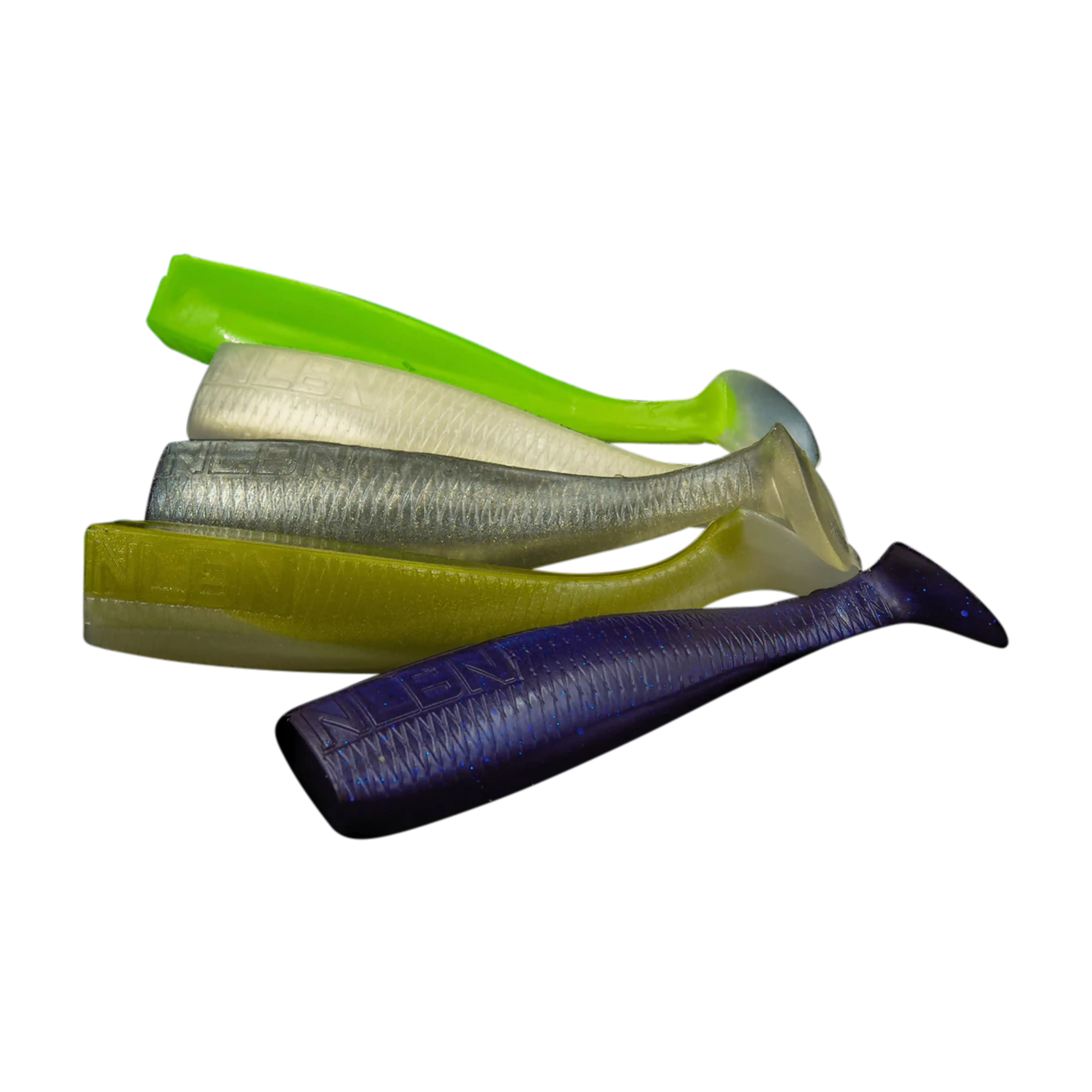 NLBN Realistic Soft Plastic Paddle Tails - Image 17