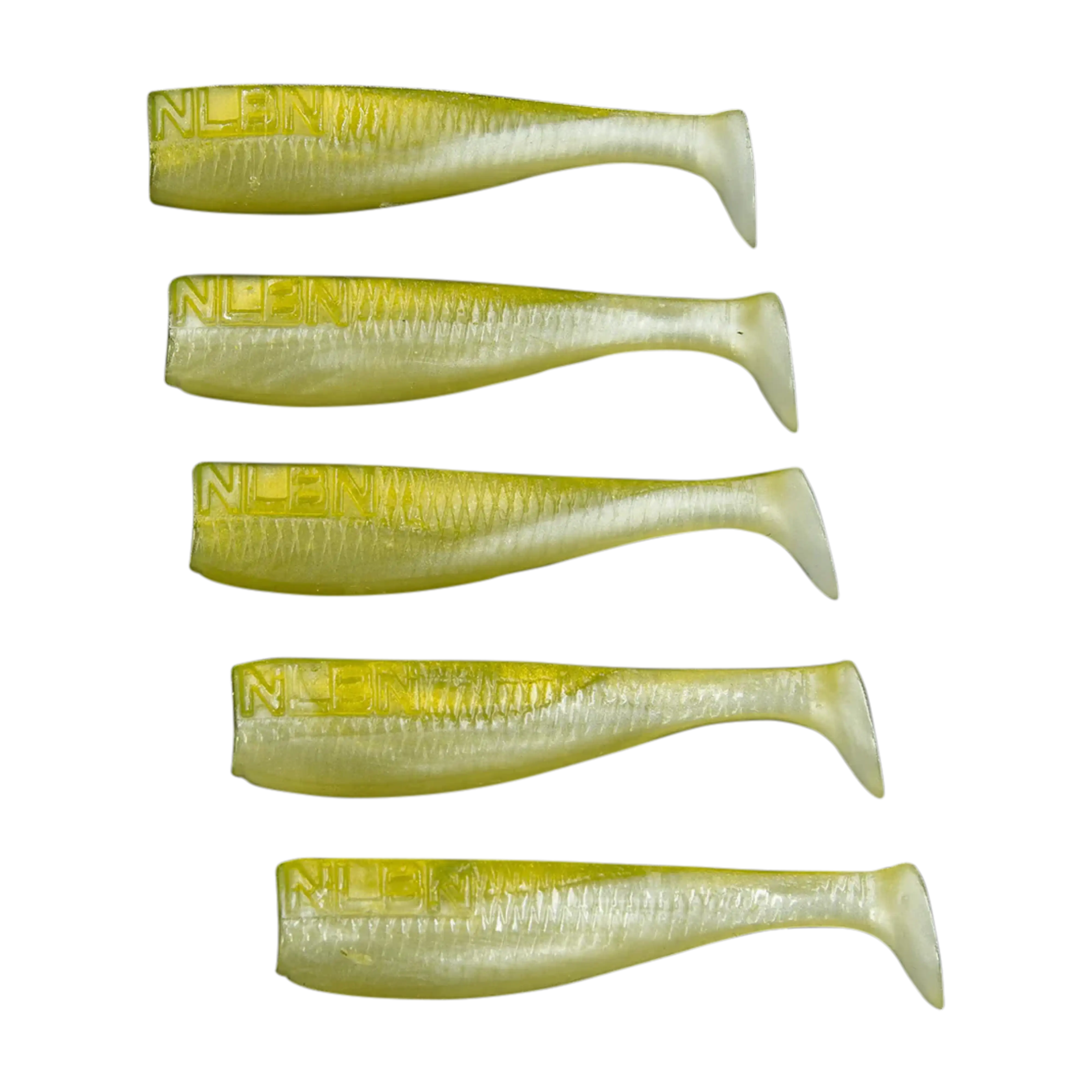 NLBN Realistic Soft Plastic Paddle Tails - Image 2