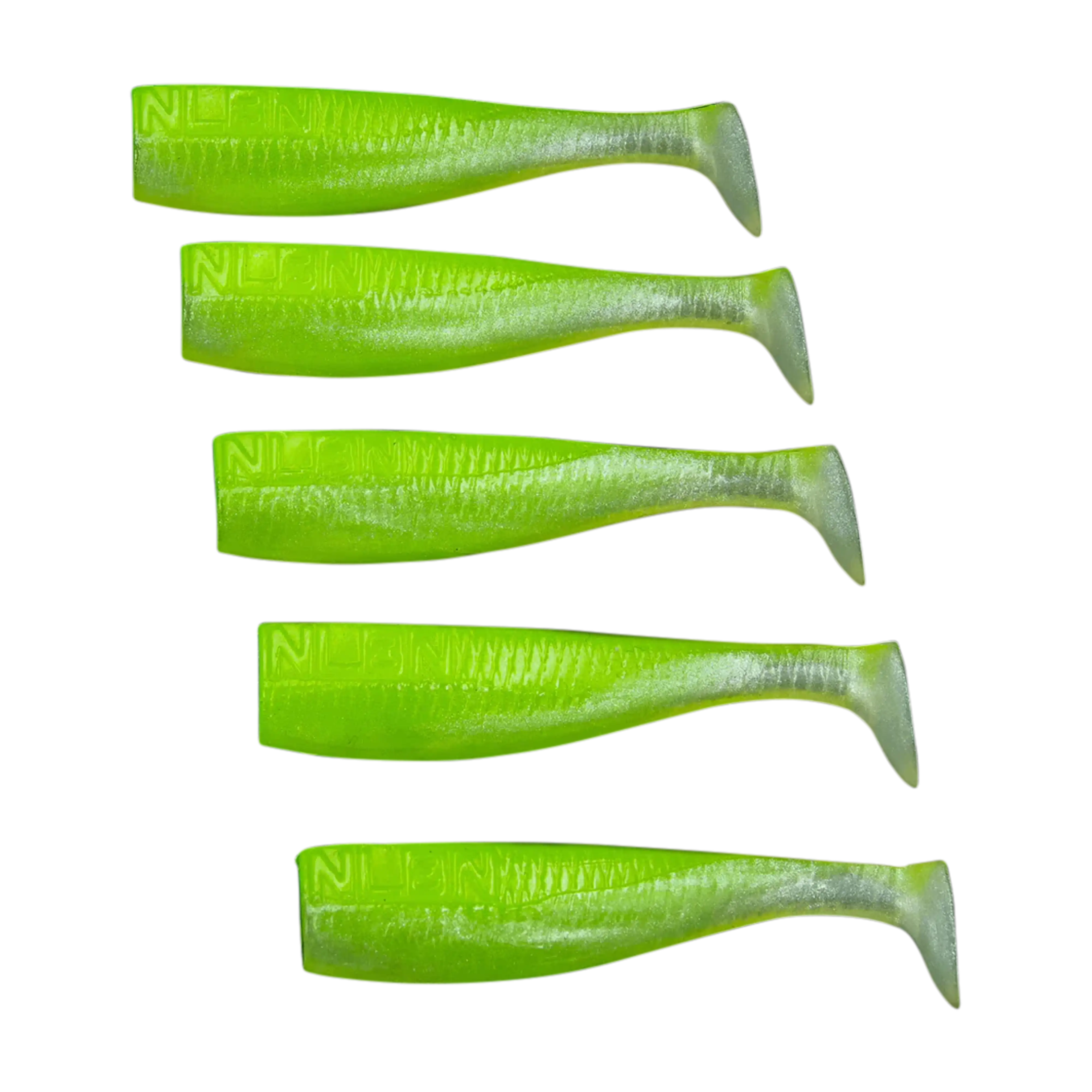 NLBN Realistic Soft Plastic Paddle Tails - Image 4