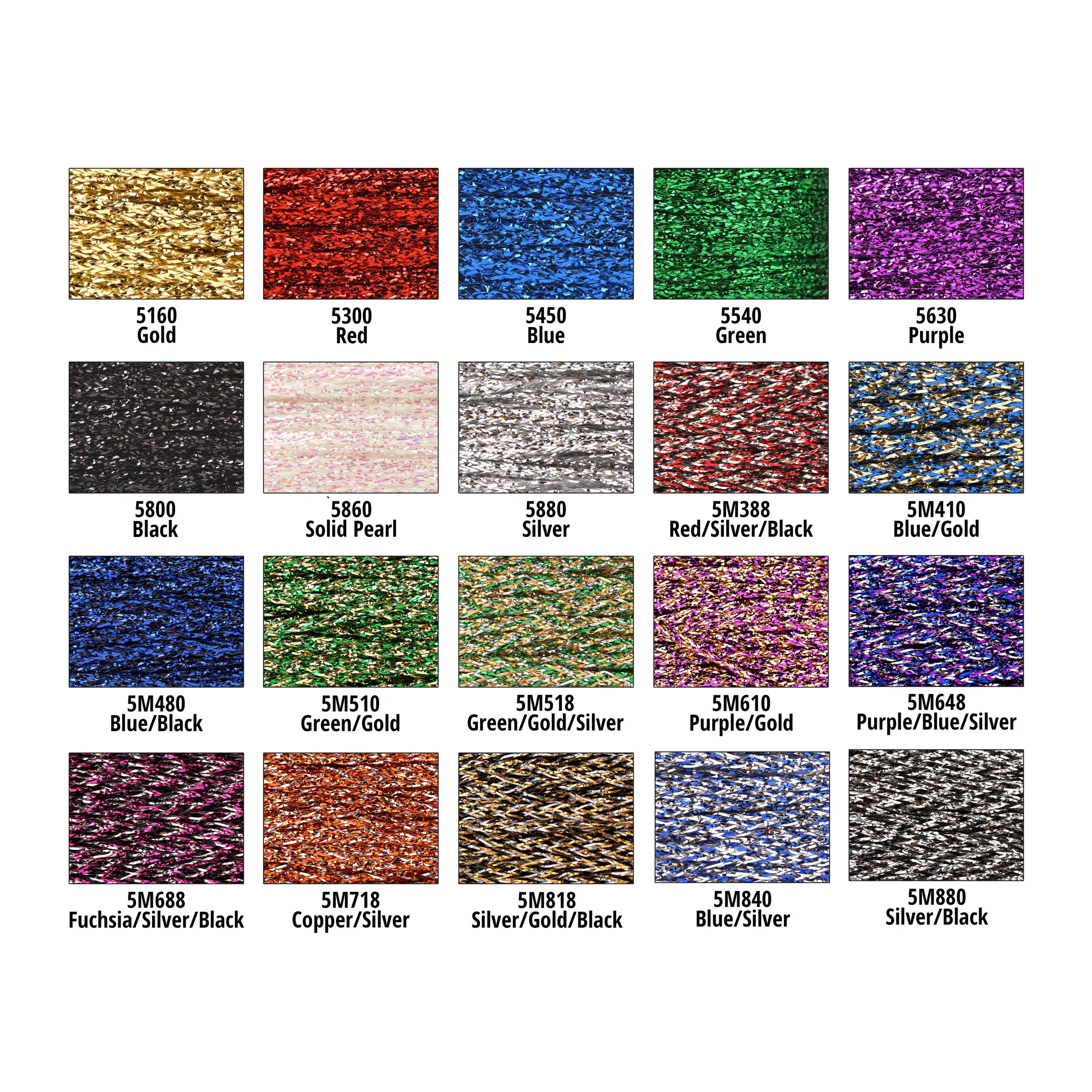 ProWrap Metallic Braid Thread – 1/16" Flat Braid - Image 41