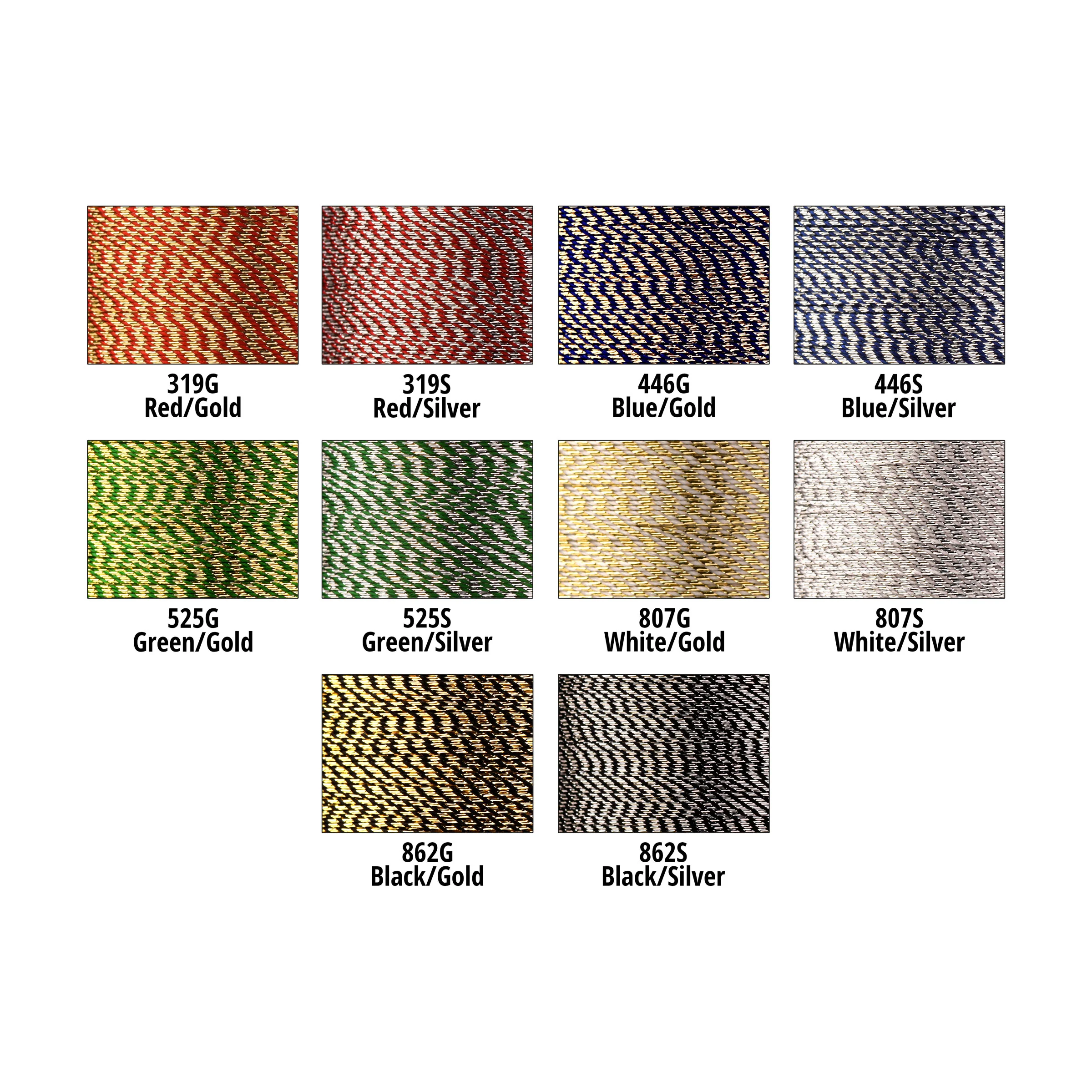 ProWrap Metallic Twist Rod Winding Thread – Size C (100 Yards) - Image 22