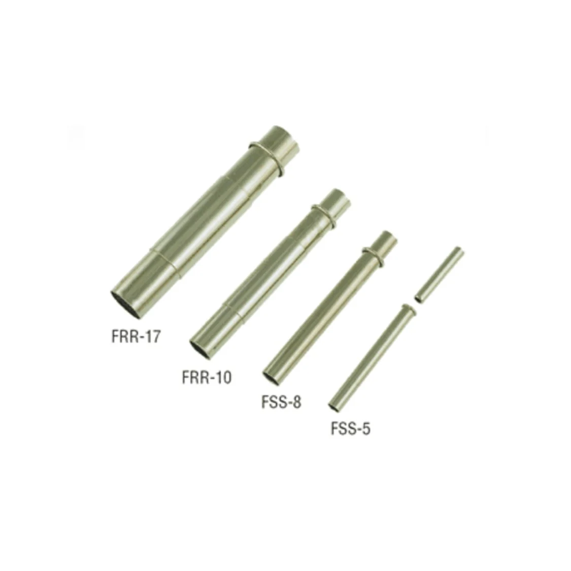 American Tackle Reinforced Brass Ferrules – Chrome Plated - Image 3