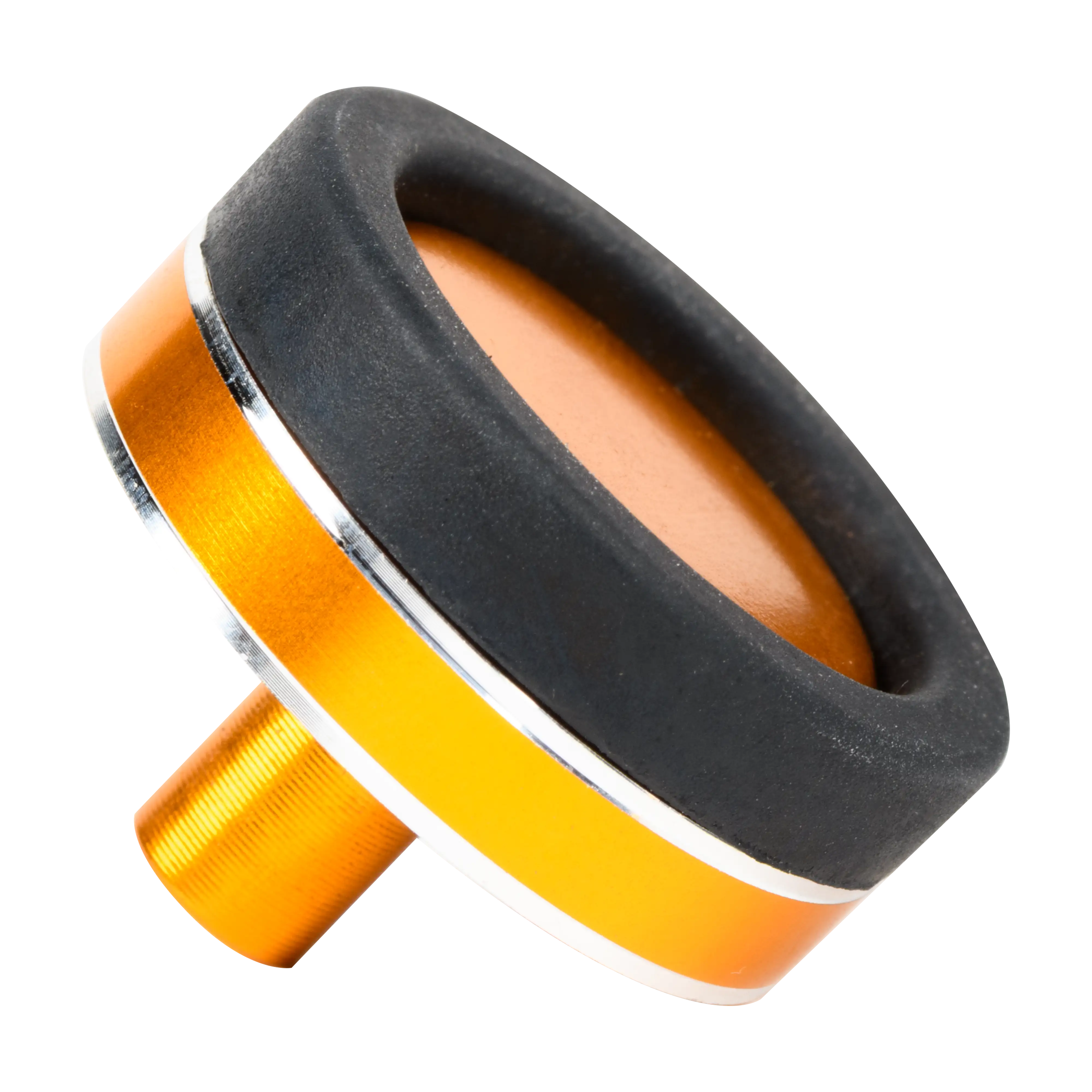 American Tackle Rubber Butt Cap with Designer Aluminum Trim - Image 3