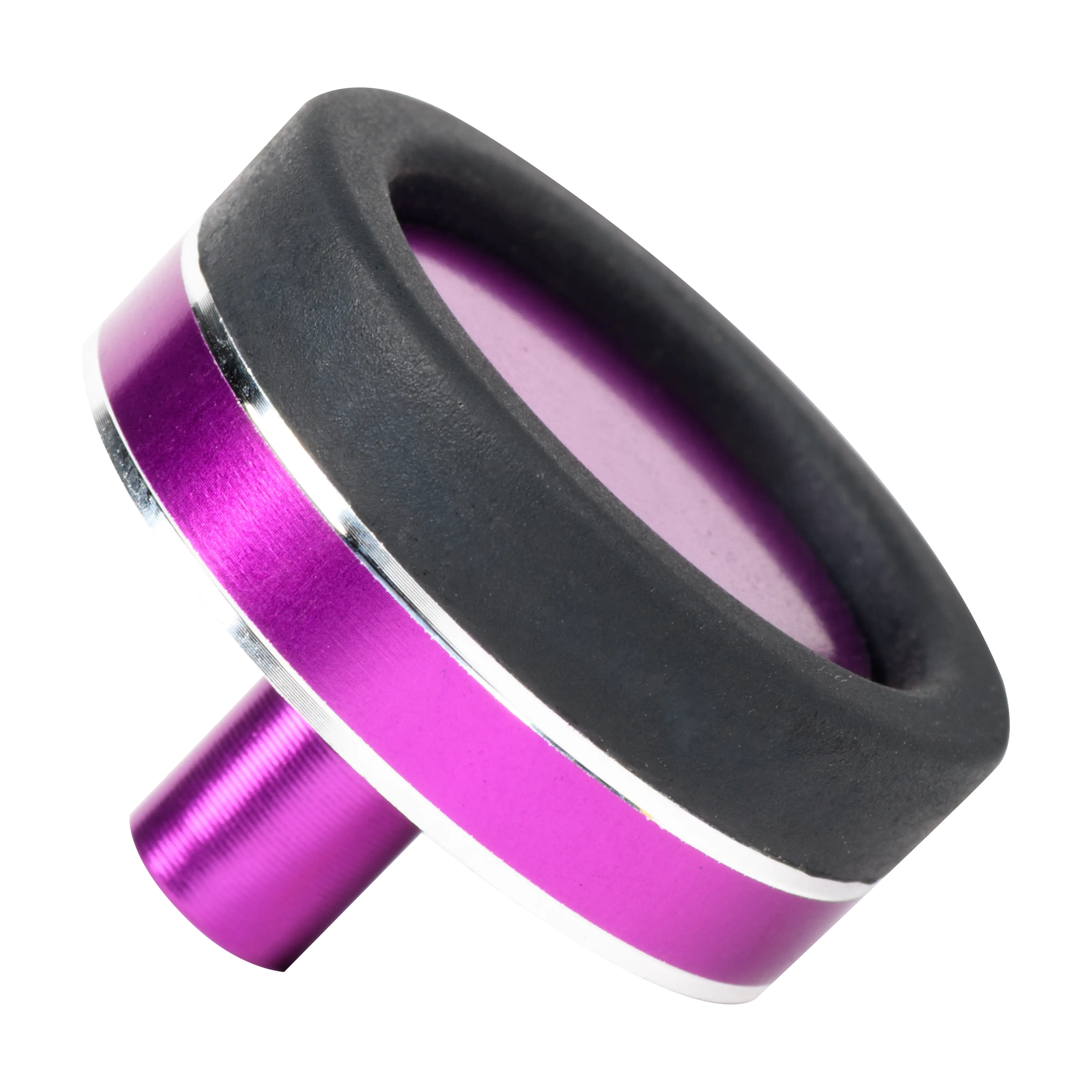 American Tackle Rubber Butt Cap with Designer Aluminum Trim - Image 4