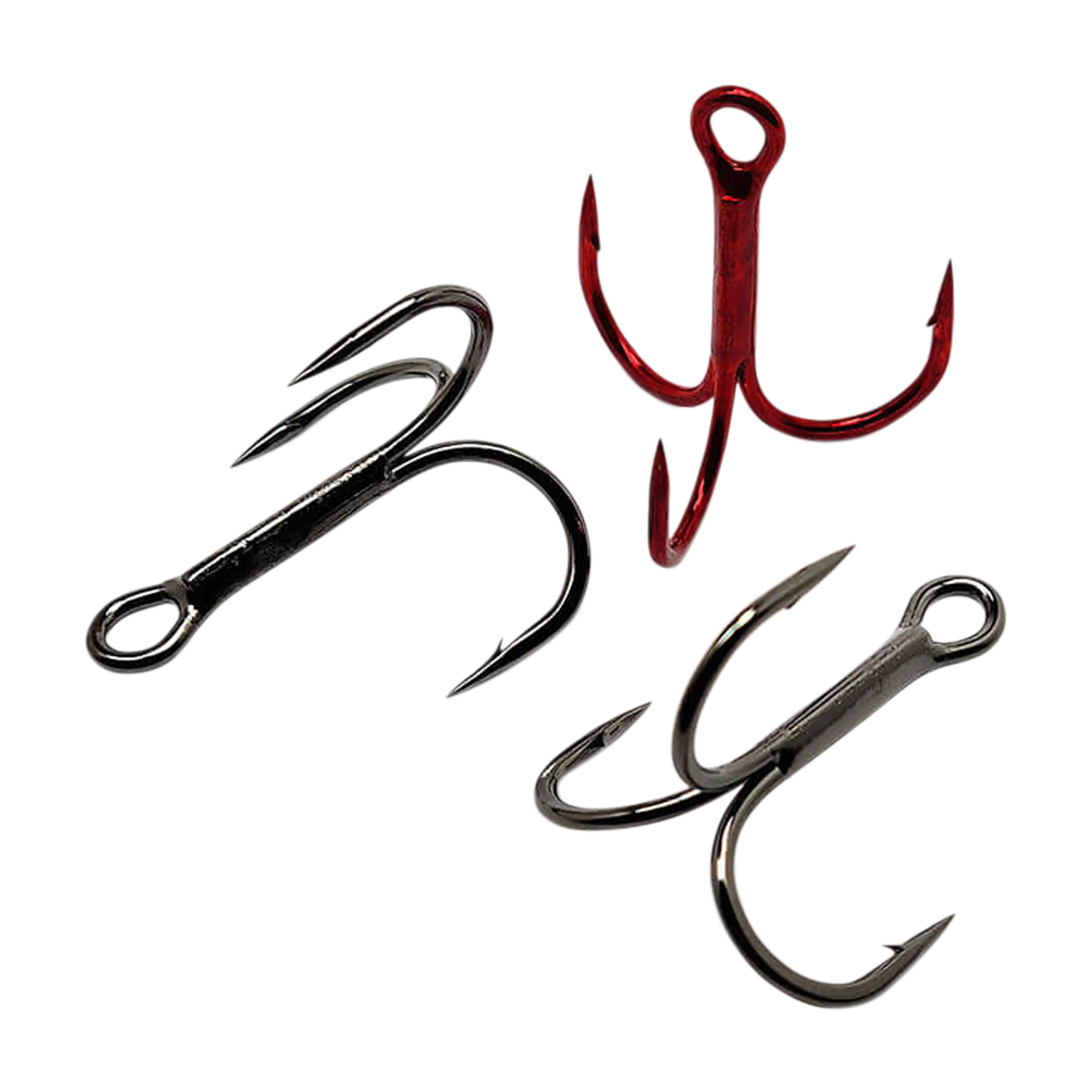 Gamakatsu 2X Round Bend Treble Hooks - Black - Image 2
