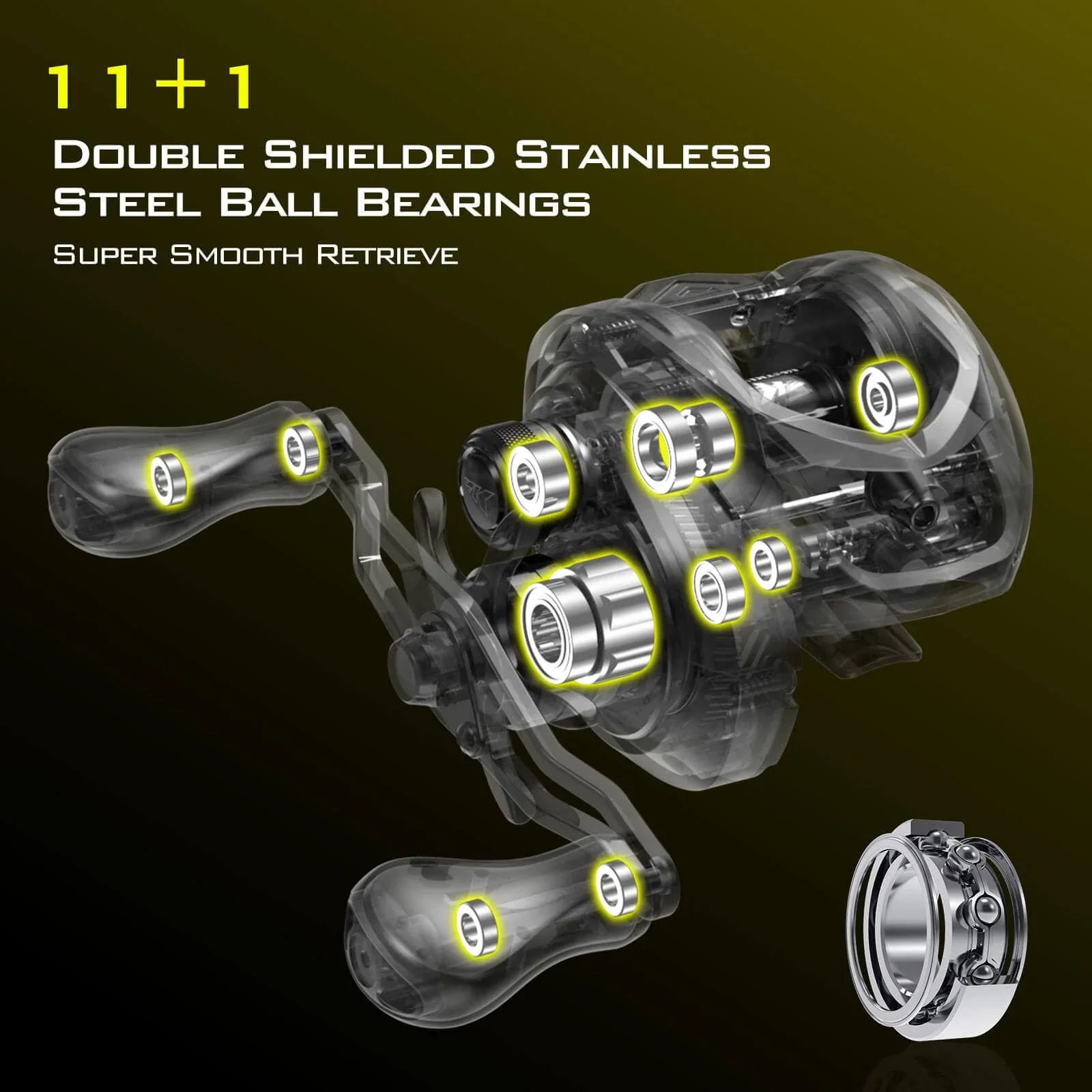 KastKing Skeet Reese Icon Baitcasting Reel - Image 9