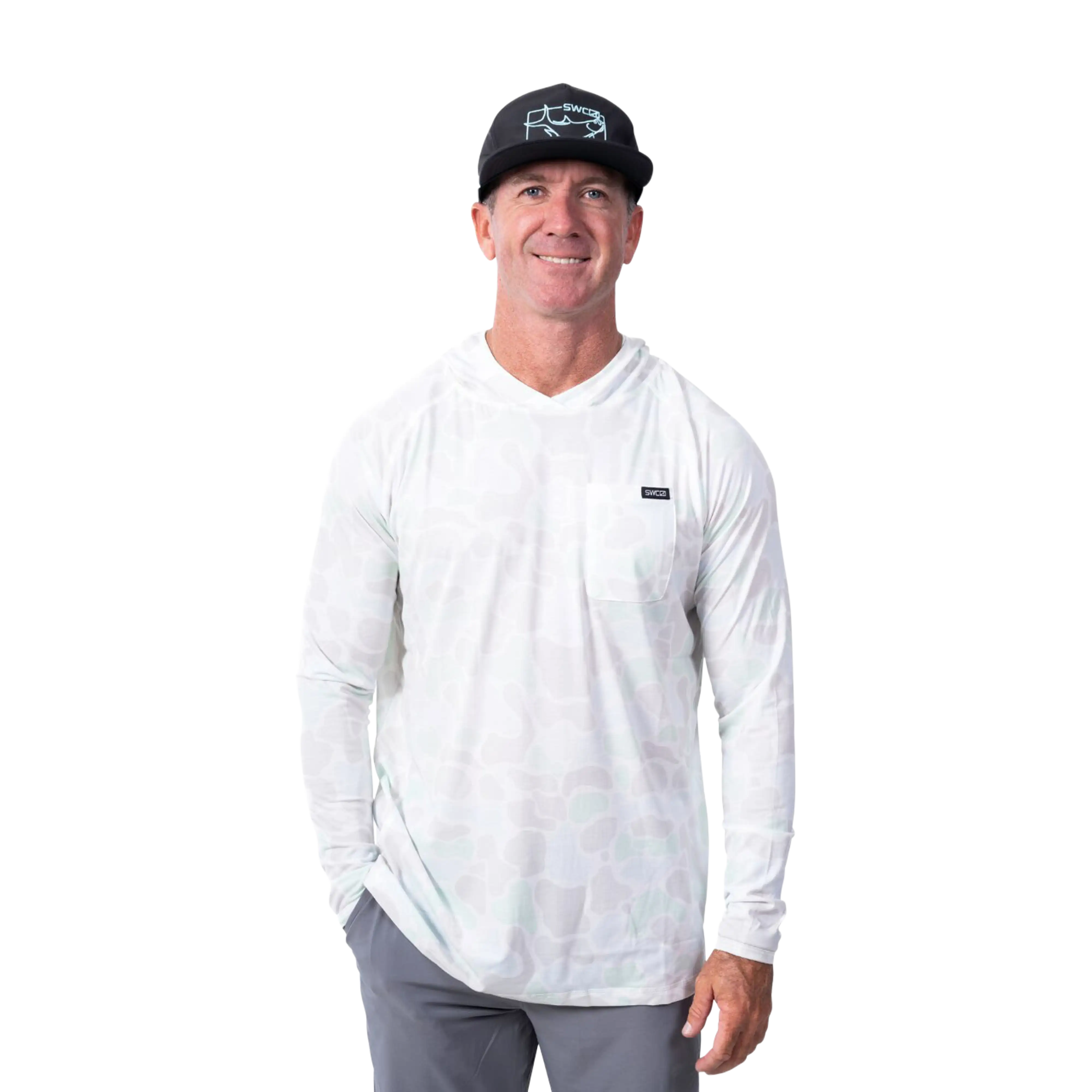 Skinny Water Culture Bow Hog Tech Hoodie - Image 5
