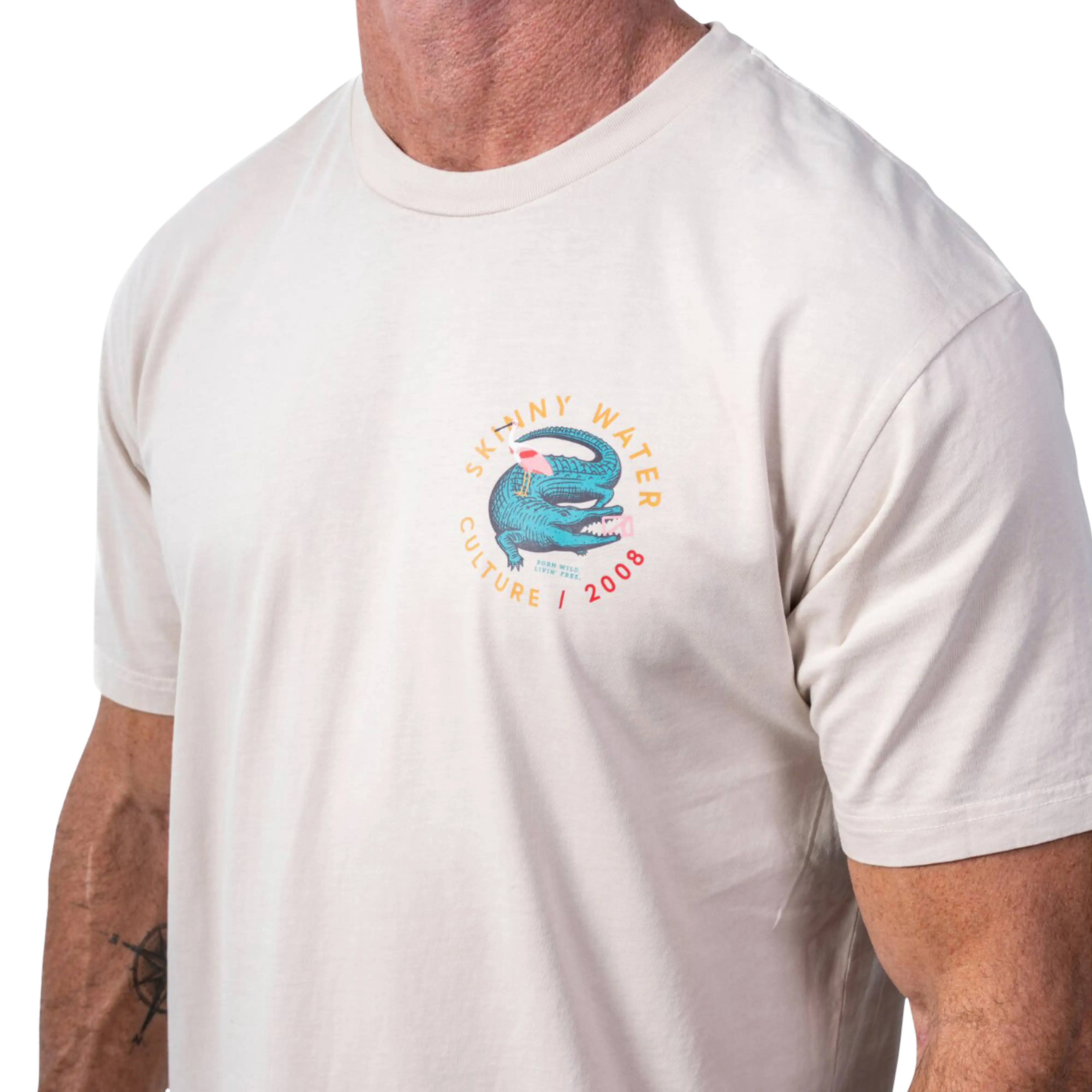 Skinny Water Culture Free Ridin Too T-Shirts - Image 2