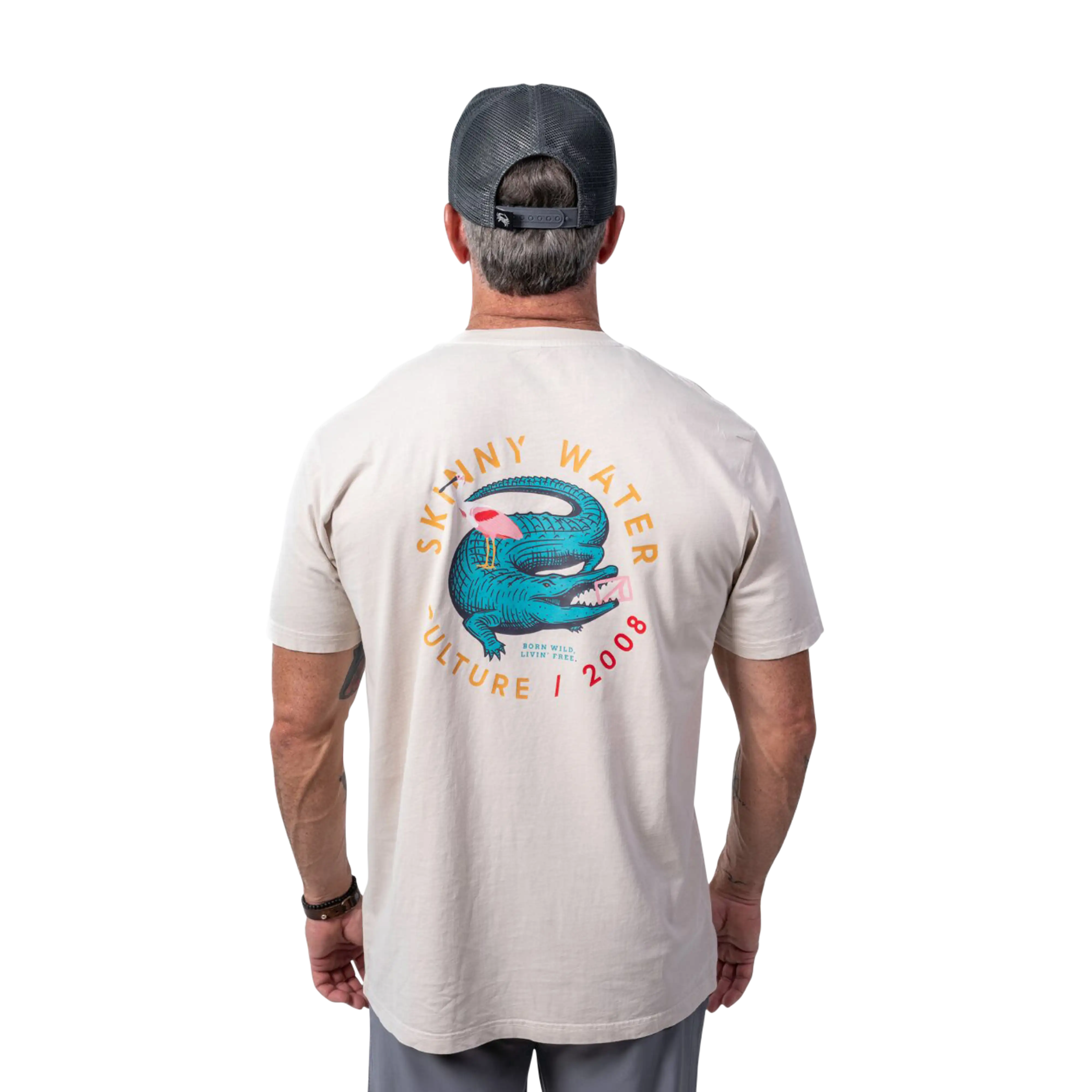 Skinny Water Culture Free Ridin Too T-Shirts - Image 4