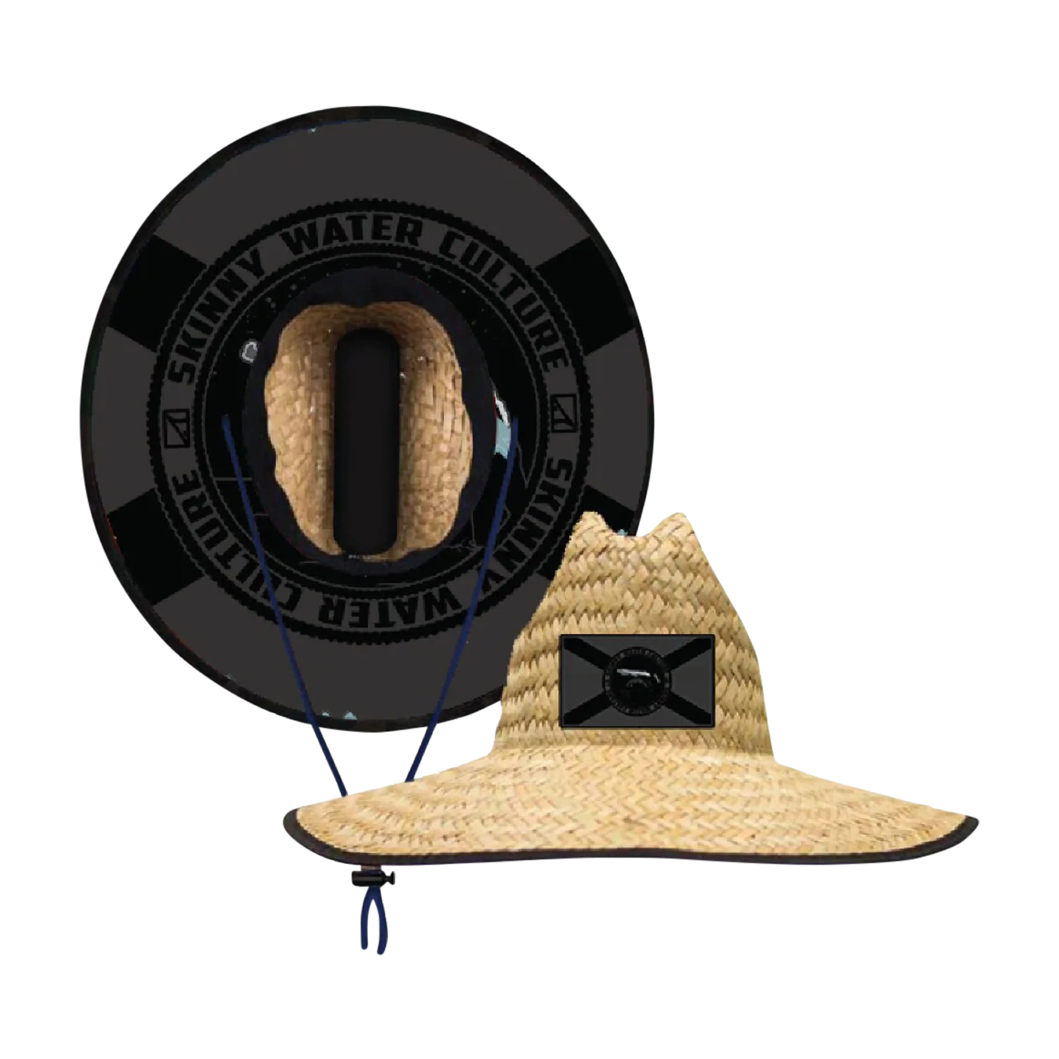 Skinny Water Culture Lifeguard Straw Hats - Image 2