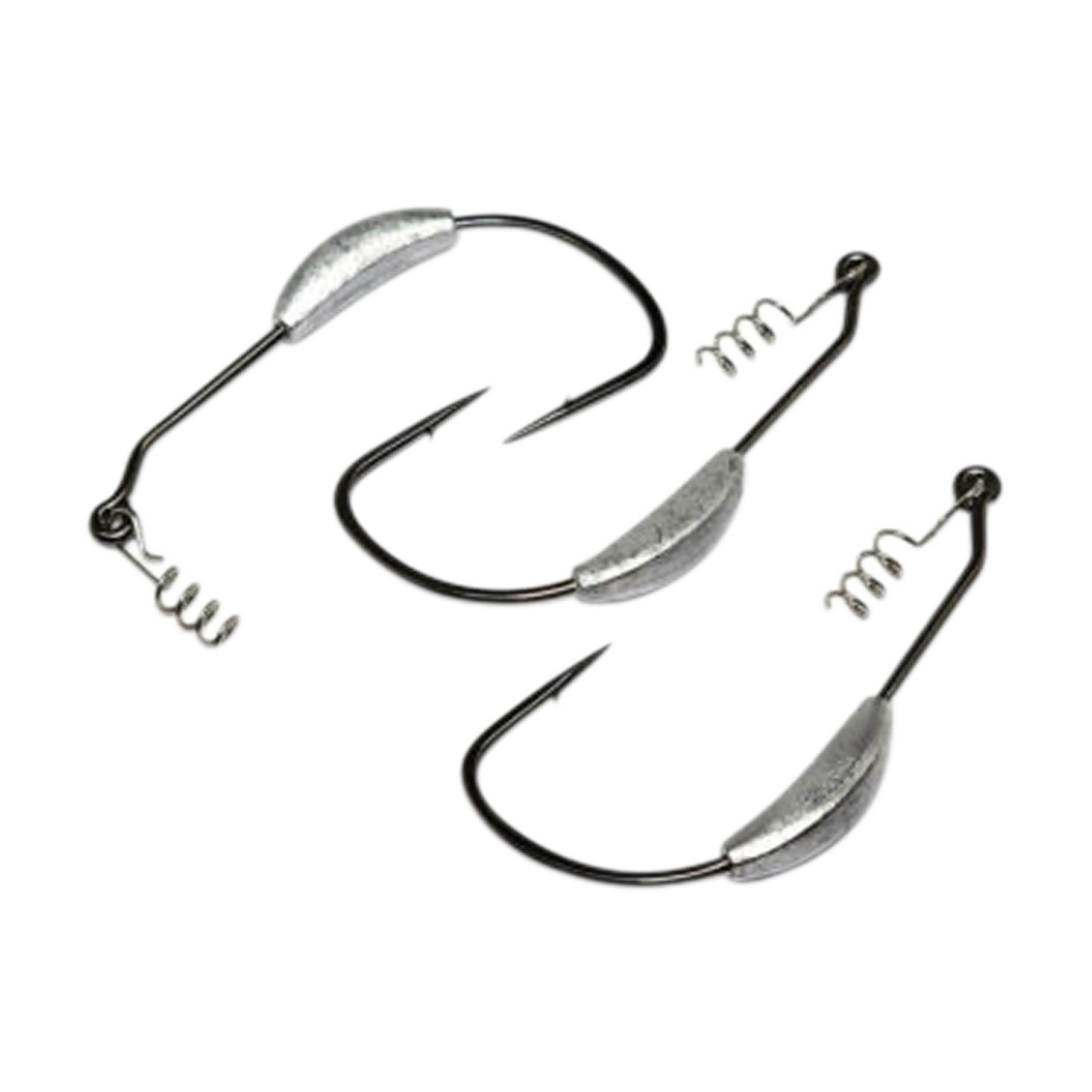 Gamakatsu Superline EWG Spring Lock Weighted Hooks - Black - Image 2