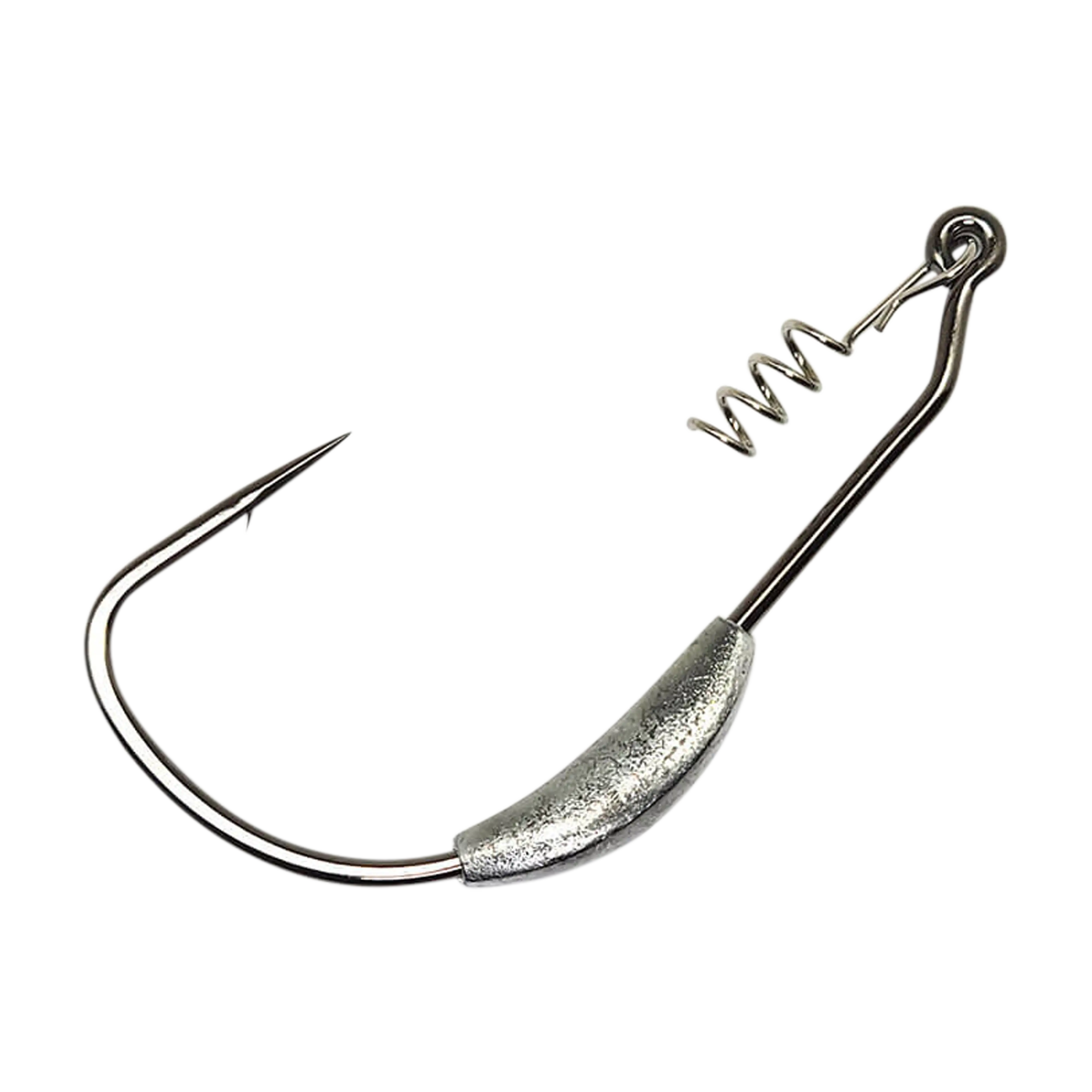 Gamakatsu Superline EWG Spring Lock Weighted Hooks - Black - Image 3