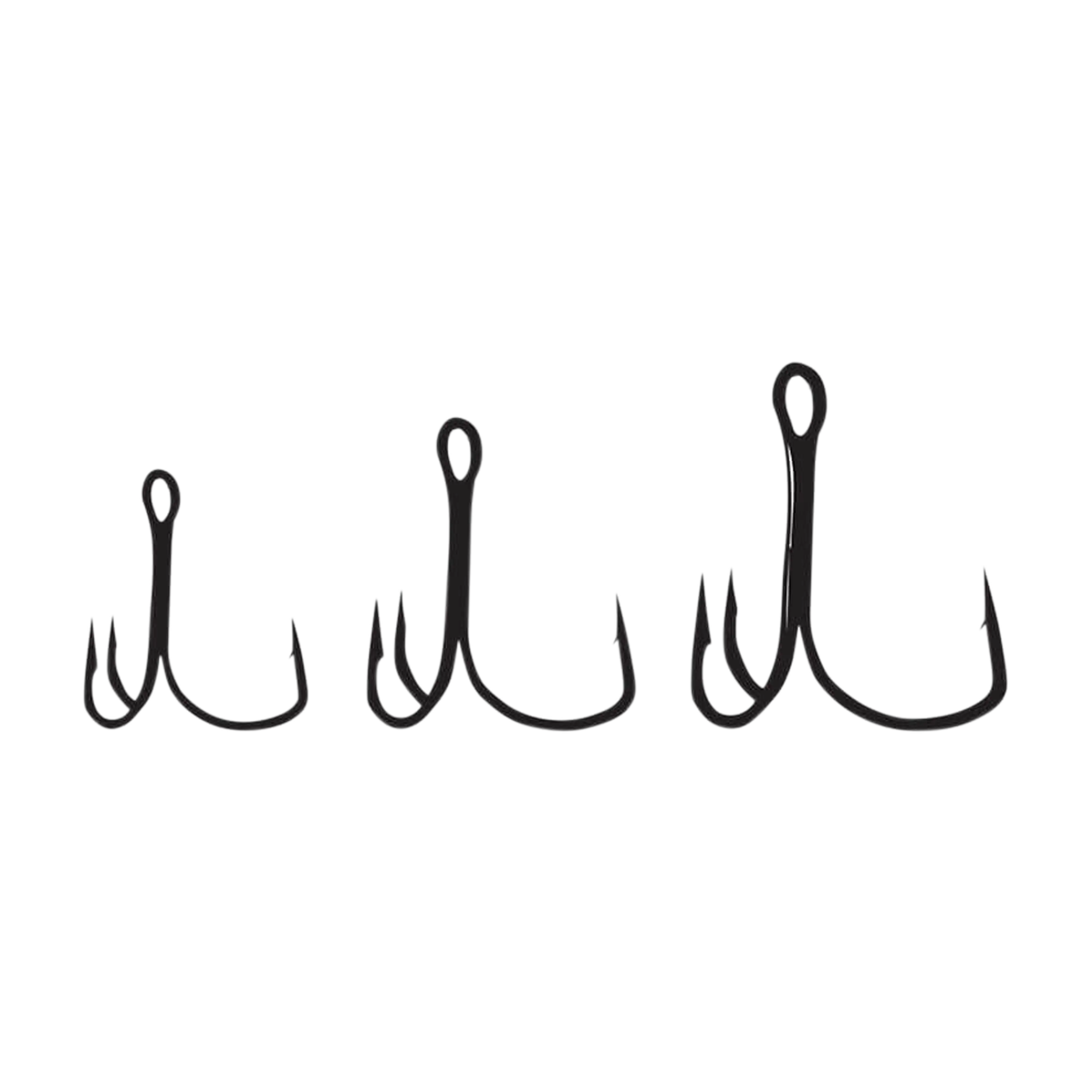 Gamakatsu Extra Wide Gap (EWG) Treble Hooks - Black - Image 2