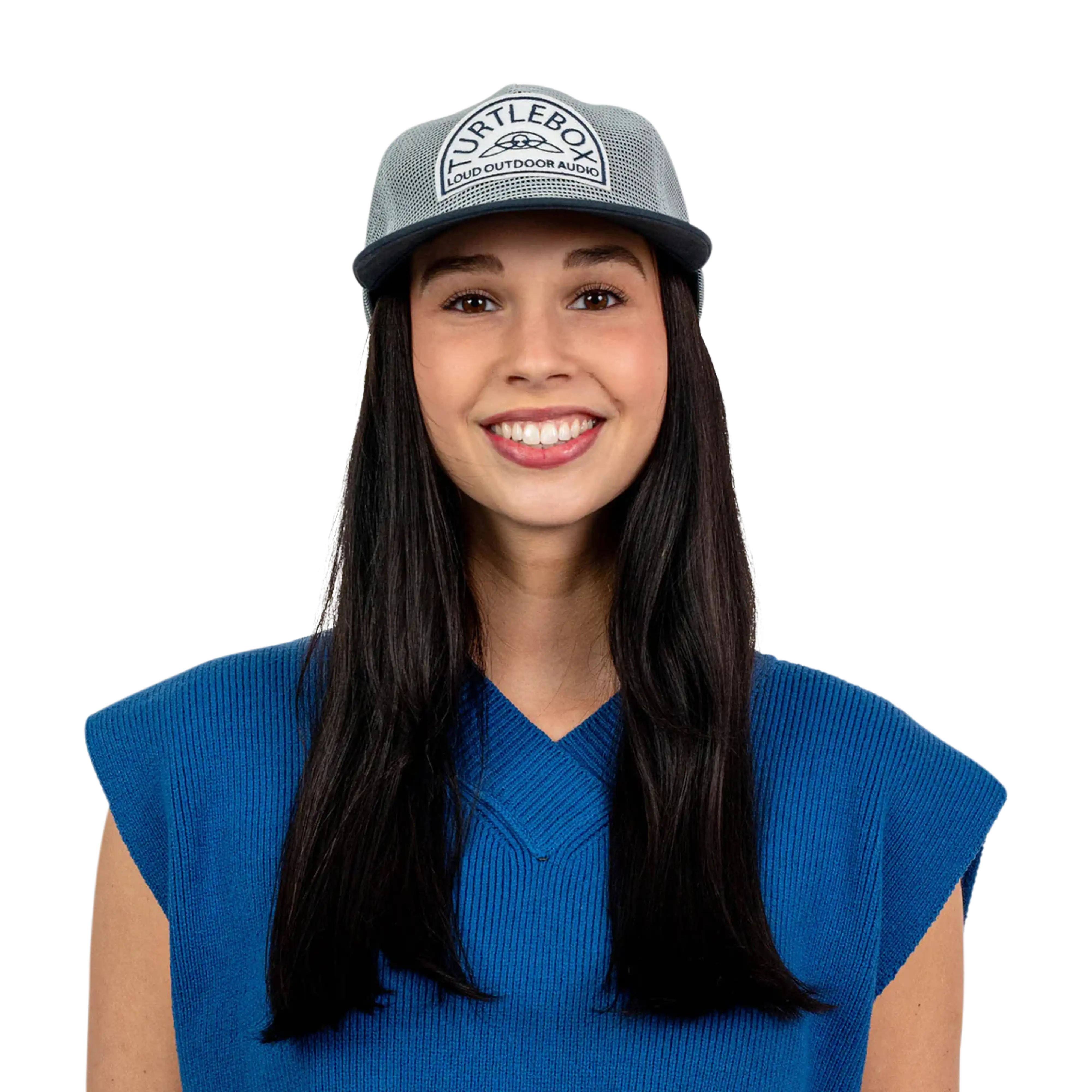 Turtlebox All-Mesh Blue Cap - Image 3