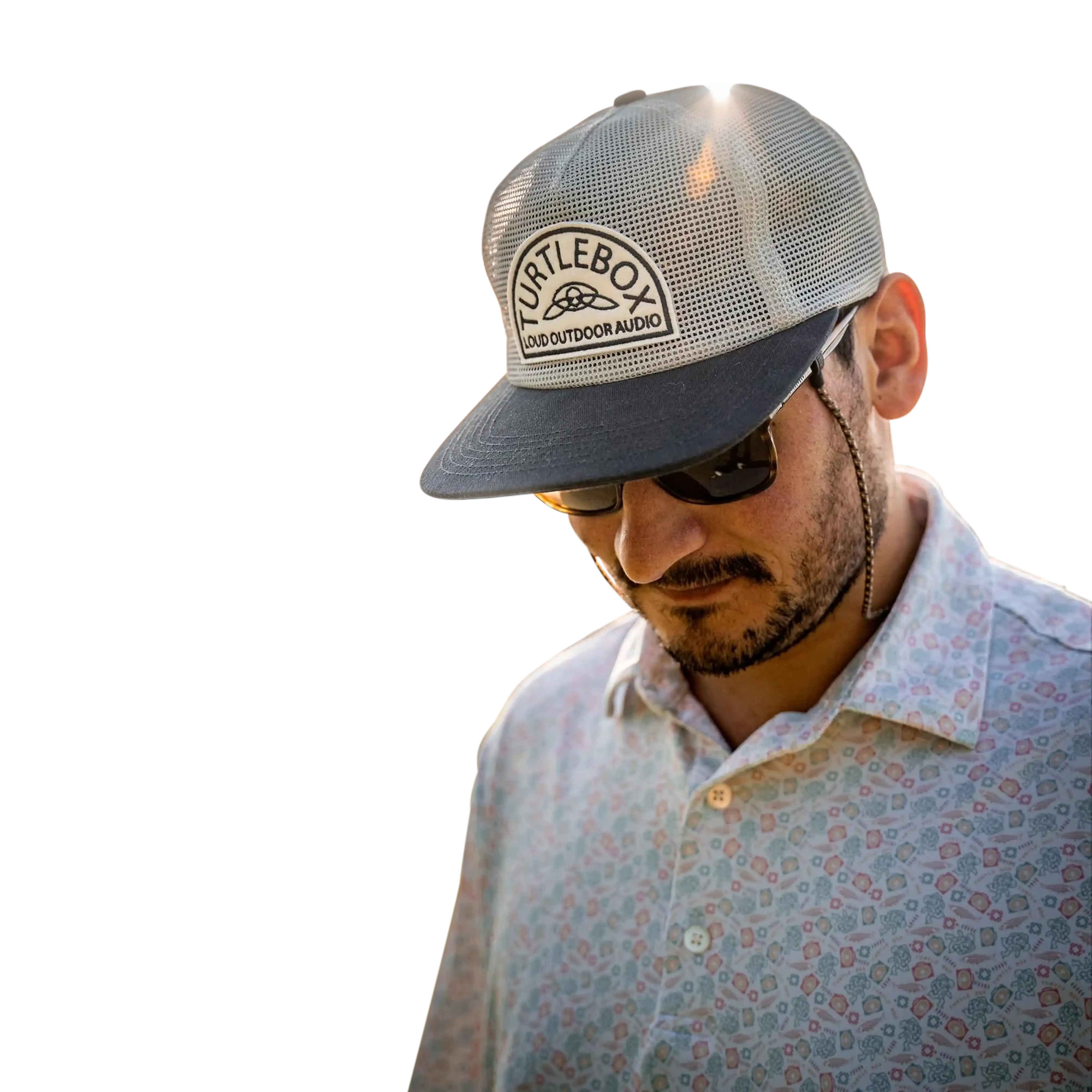 Turtlebox All-Mesh Blue Cap - Image 4