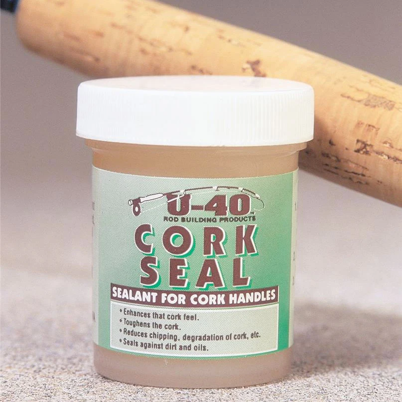 U-40 Cork Seal (2 oz.) – Protective Sealer for Cork Rod Handles - Image 2