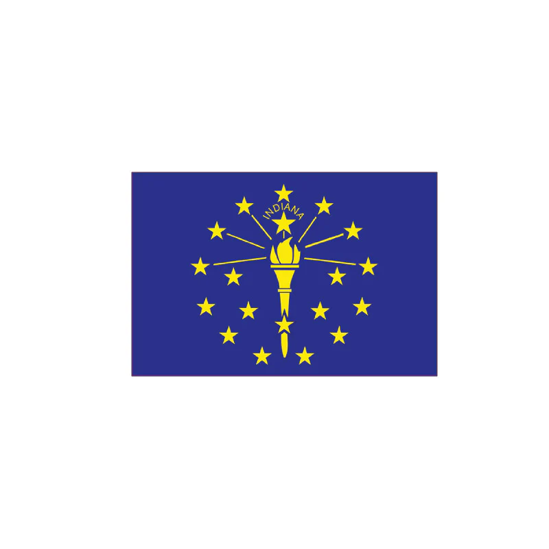Mud Hole US State Flag Rod Decals - Image 15