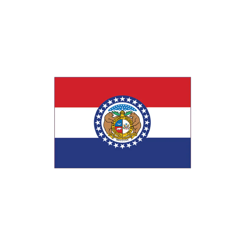 Mud Hole US State Flag Rod Decals - Image 24