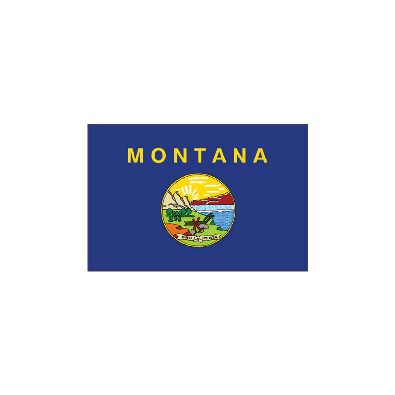 Mud Hole US State Flag Rod Decals - Image 25