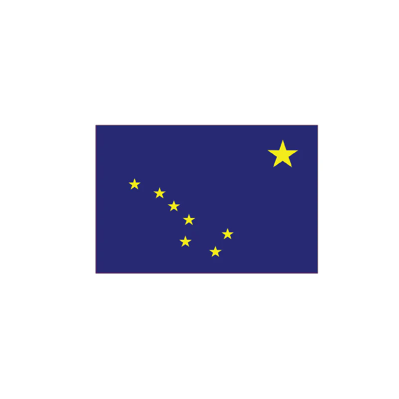 Mud Hole US State Flag Rod Decals - Image 3