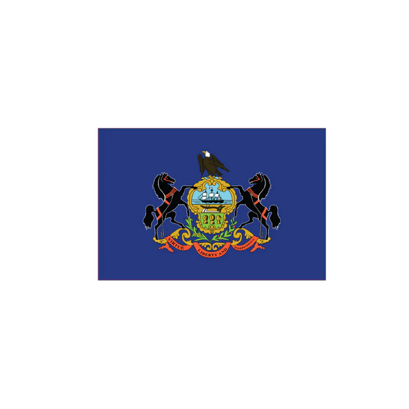 Mud Hole US State Flag Rod Decals - Image 36