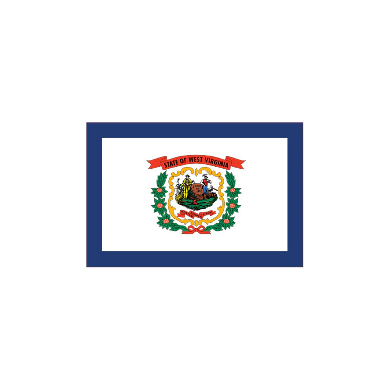 Mud Hole US State Flag Rod Decals - Image 45