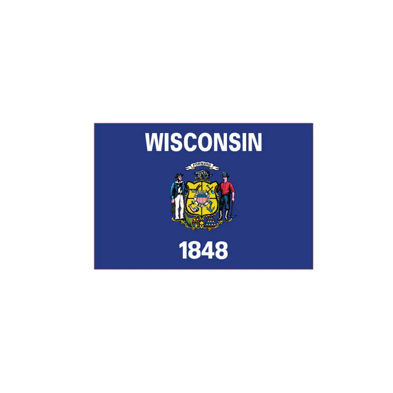 Mud Hole US State Flag Rod Decals - Image 46