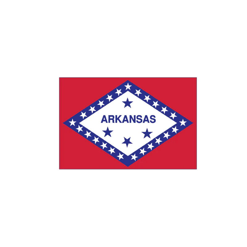 Mud Hole US State Flag Rod Decals - Image 5