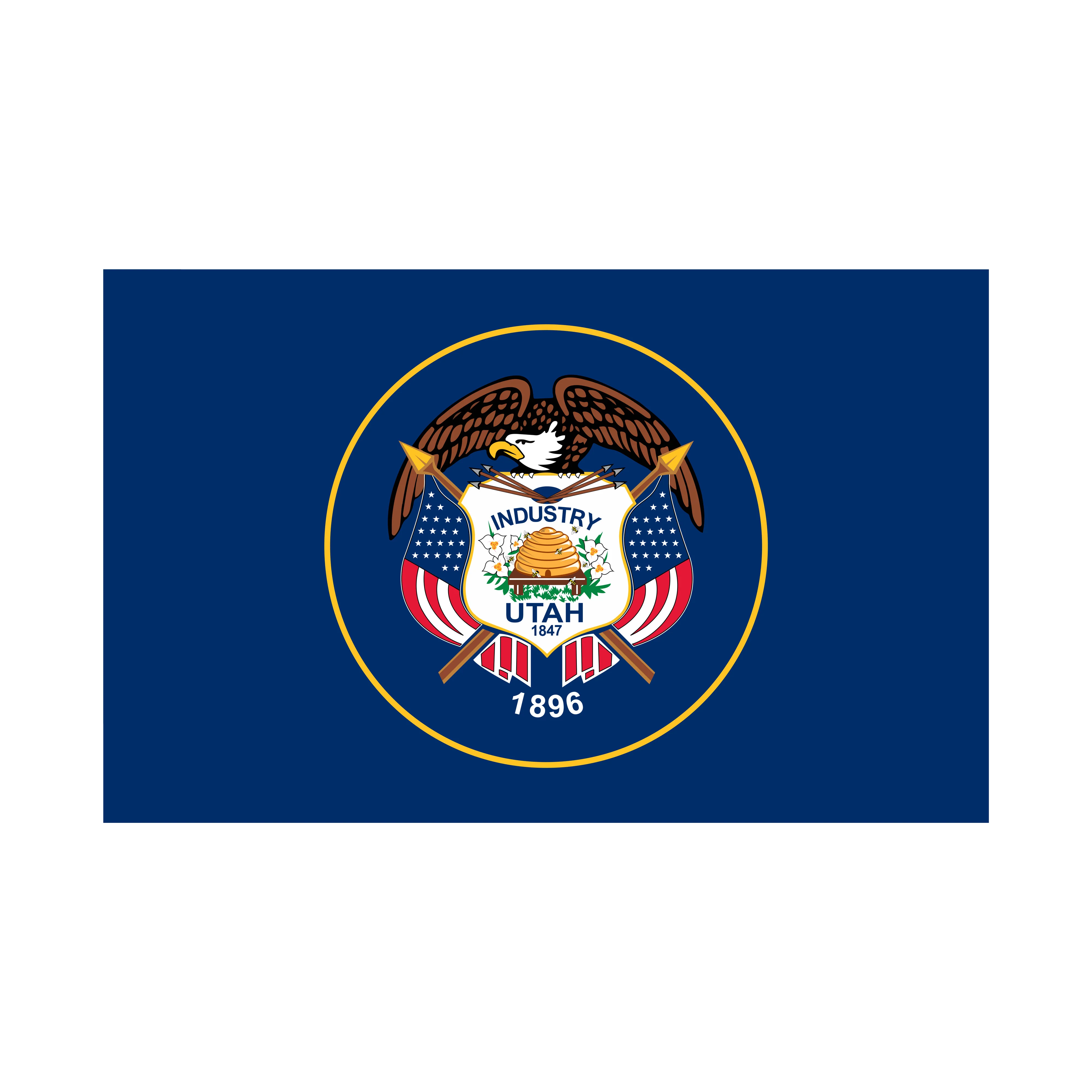 Mud Hole US State Flag Rod Decals - Image 53