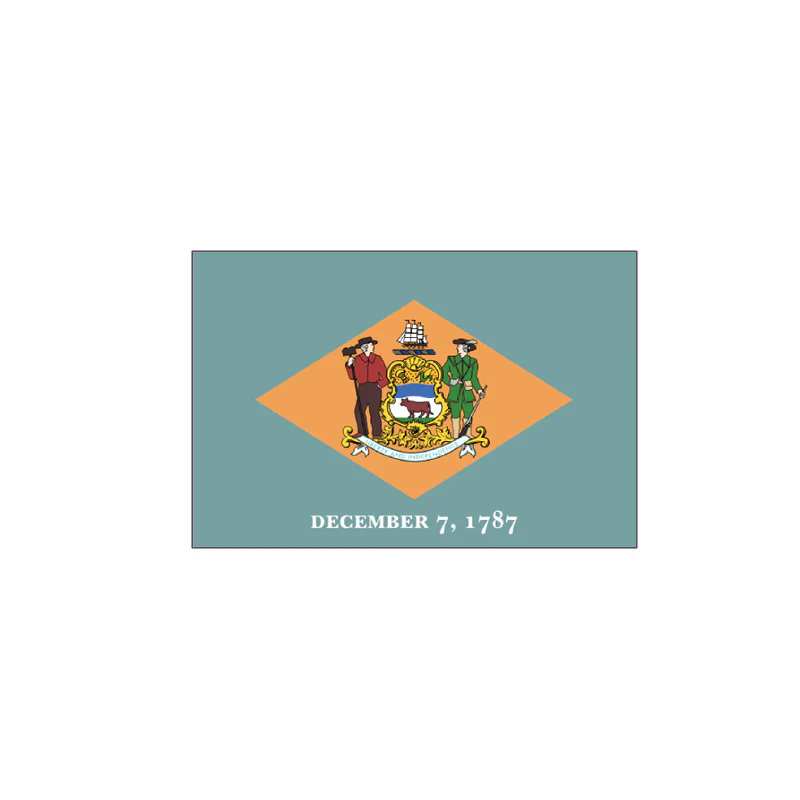 Mud Hole US State Flag Rod Decals - Image 9