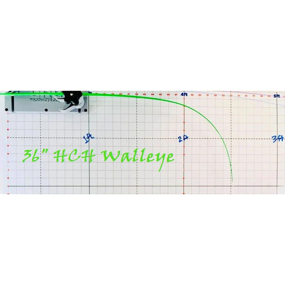 V-Line 36" High Class Hooker Walleye Ice Rod Blank - Image 9