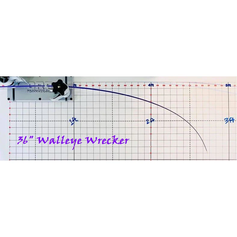 V-Line 36" Walleye Wrecker Ice Rod Blank - Image 16