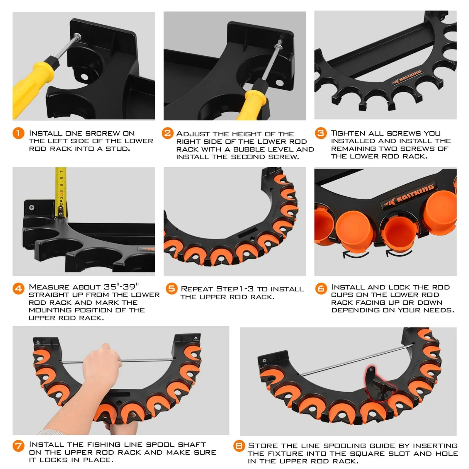 KastKing V10LS Spooling Station and Rod Rack - Image 3