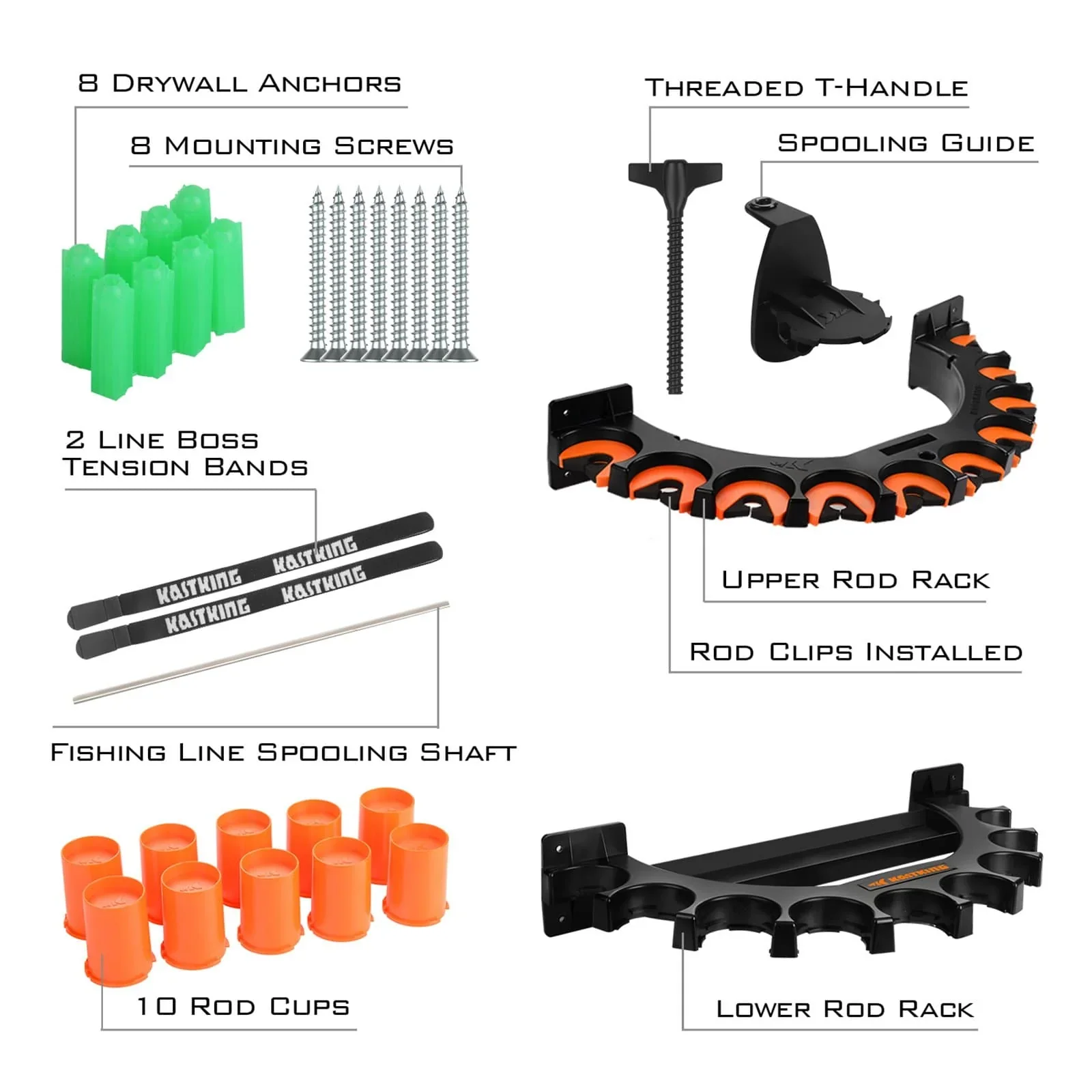 KastKing V10LS Spooling Station and Rod Rack - Image 5