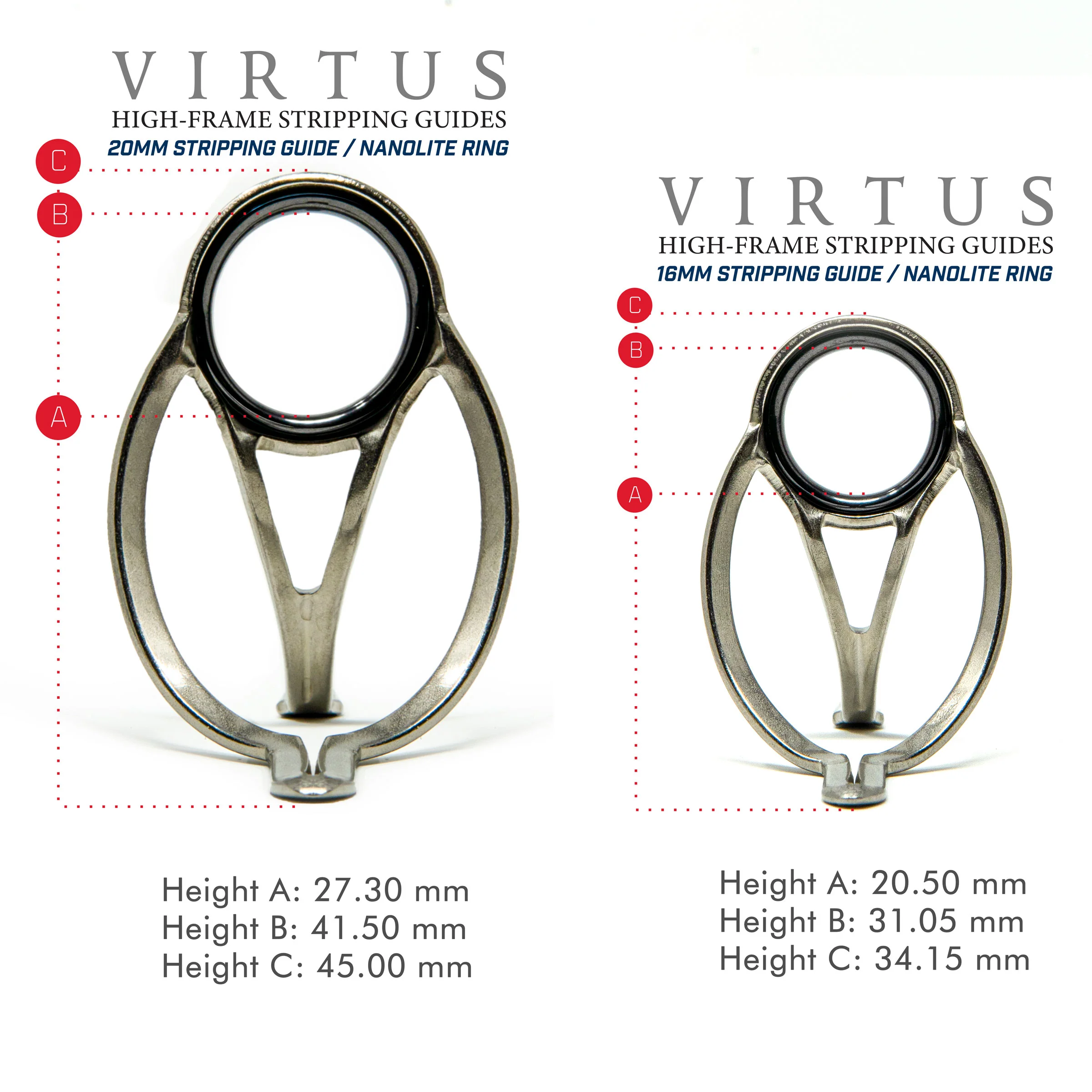 American Tackle Virtus High Frame Stripping Guides - Image 3