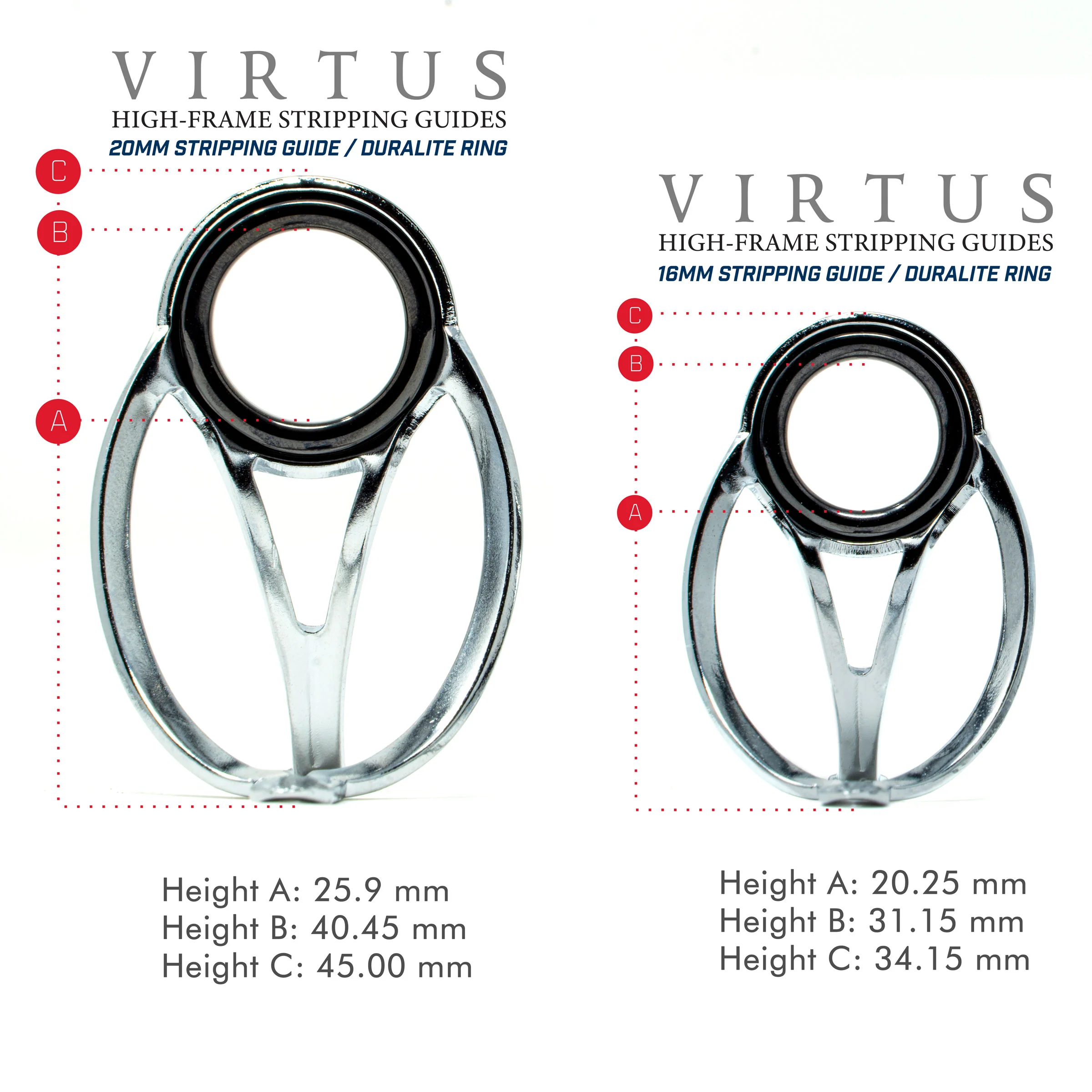 American Tackle Virtus High Frame Stripping Guides - Image 4