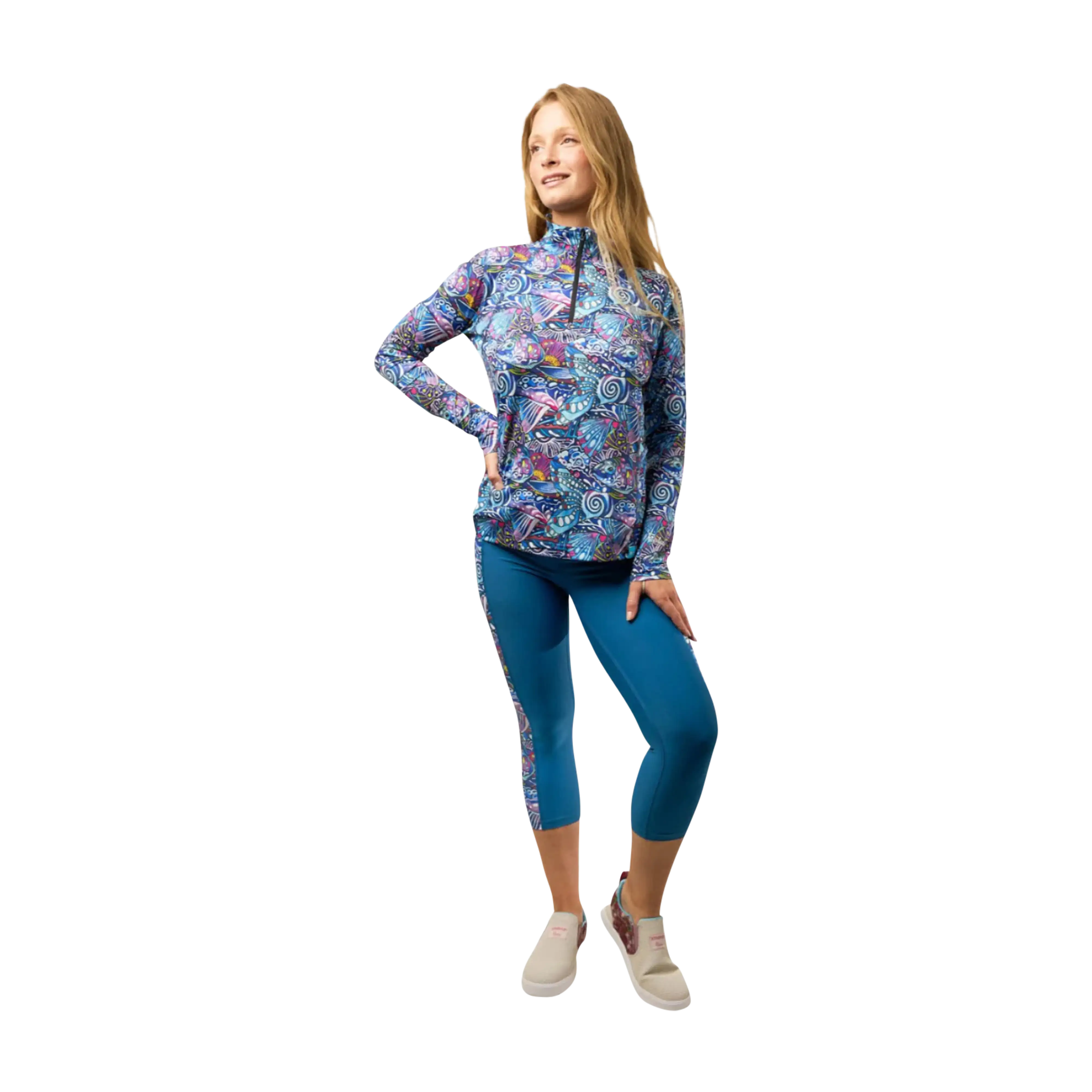 Fishe Women's 1/4 Zip Sunshirt - Image 5
