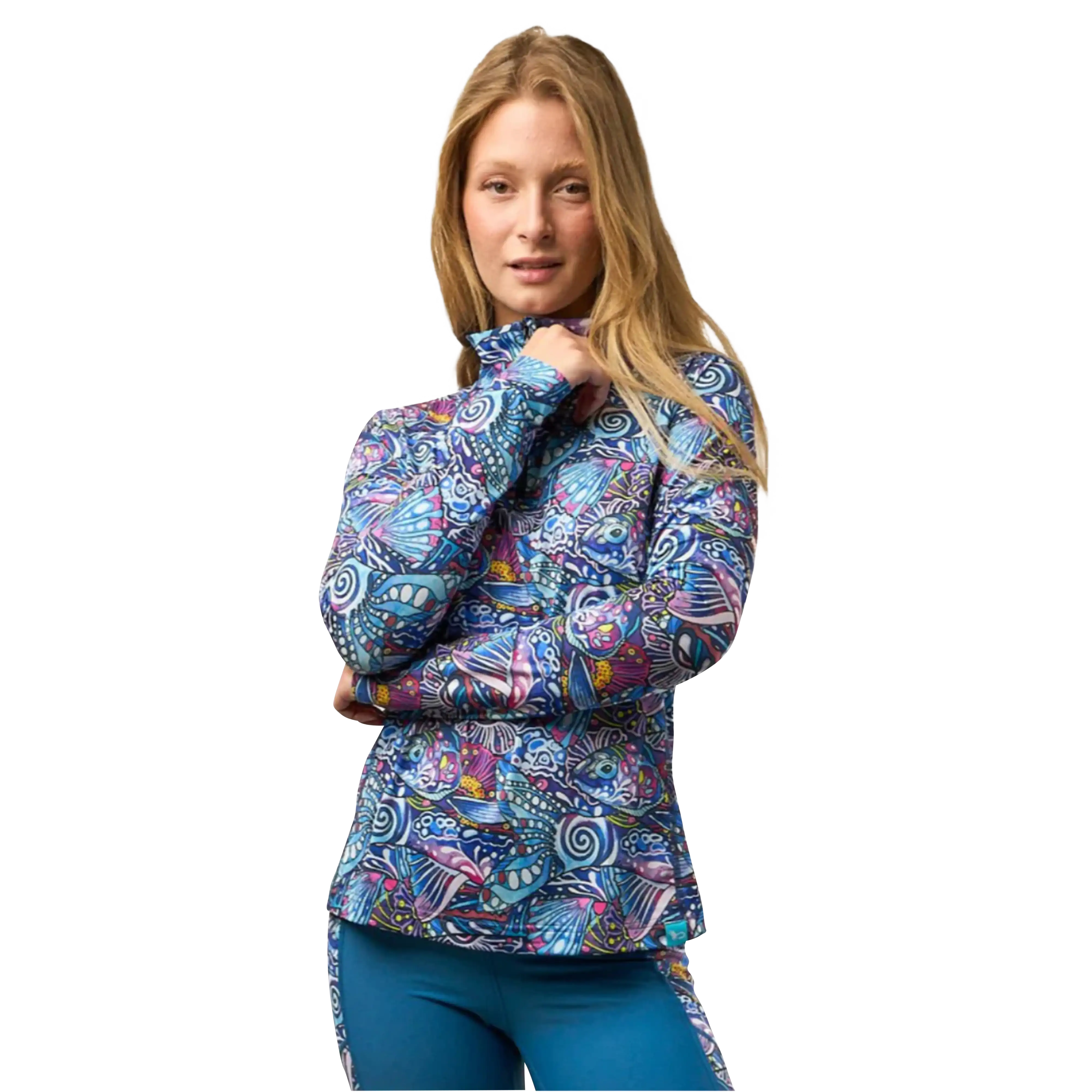 Fishe Women's 1/4 Zip Sunshirt - Image 6
