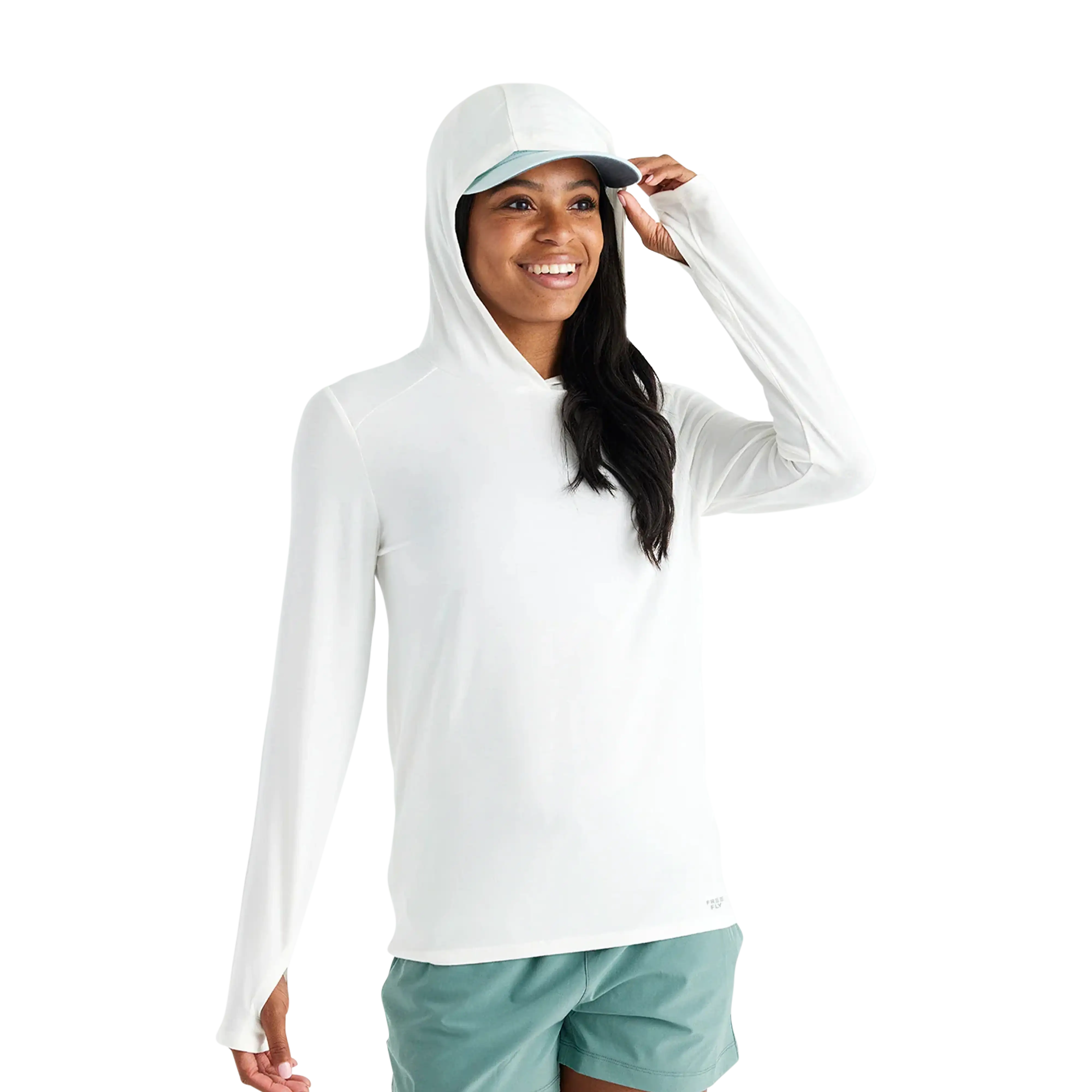 Free Fly Women's Bamboo Shade Hoodie II - Image 5