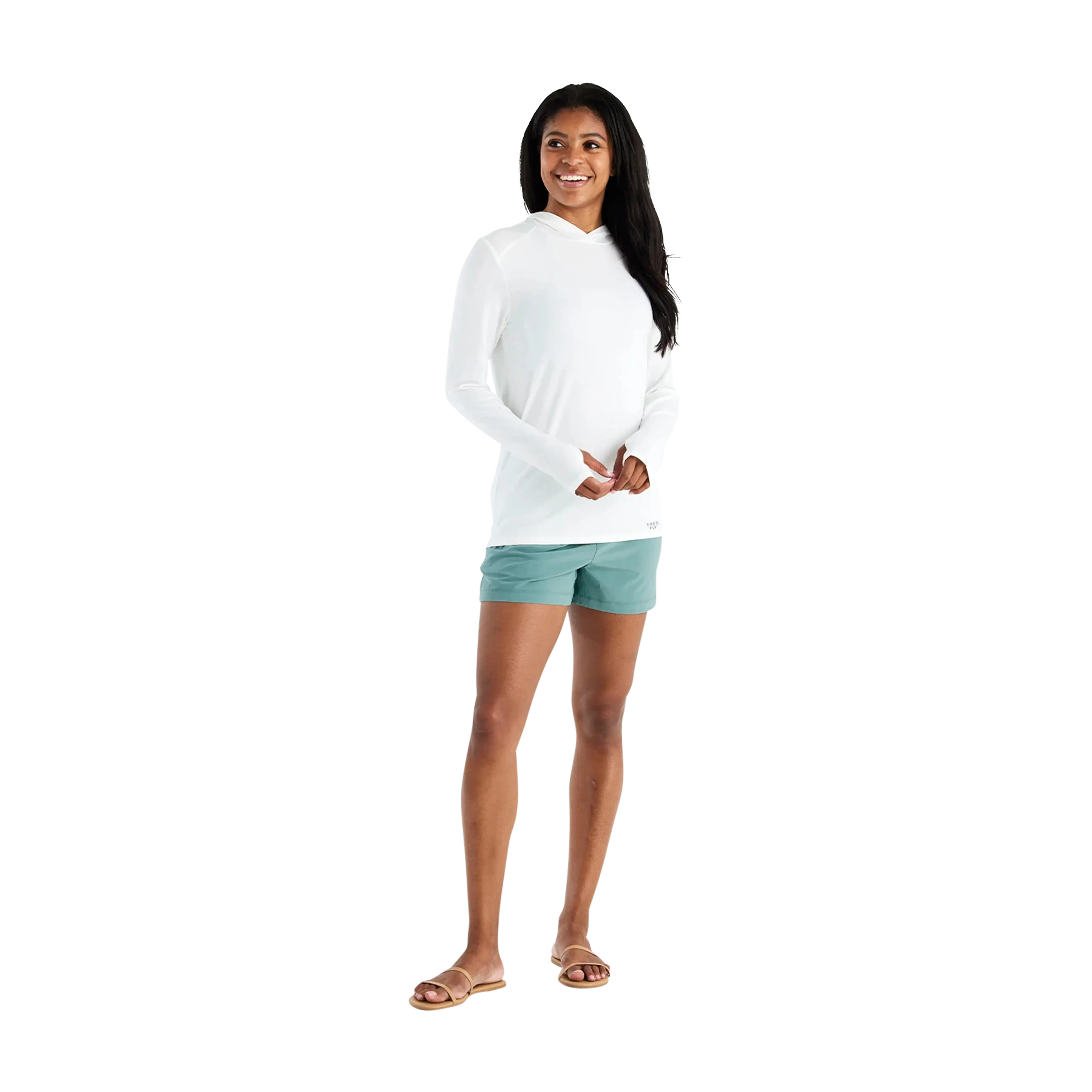 Free Fly Women's Bamboo Shade Hoodie II - Image 8