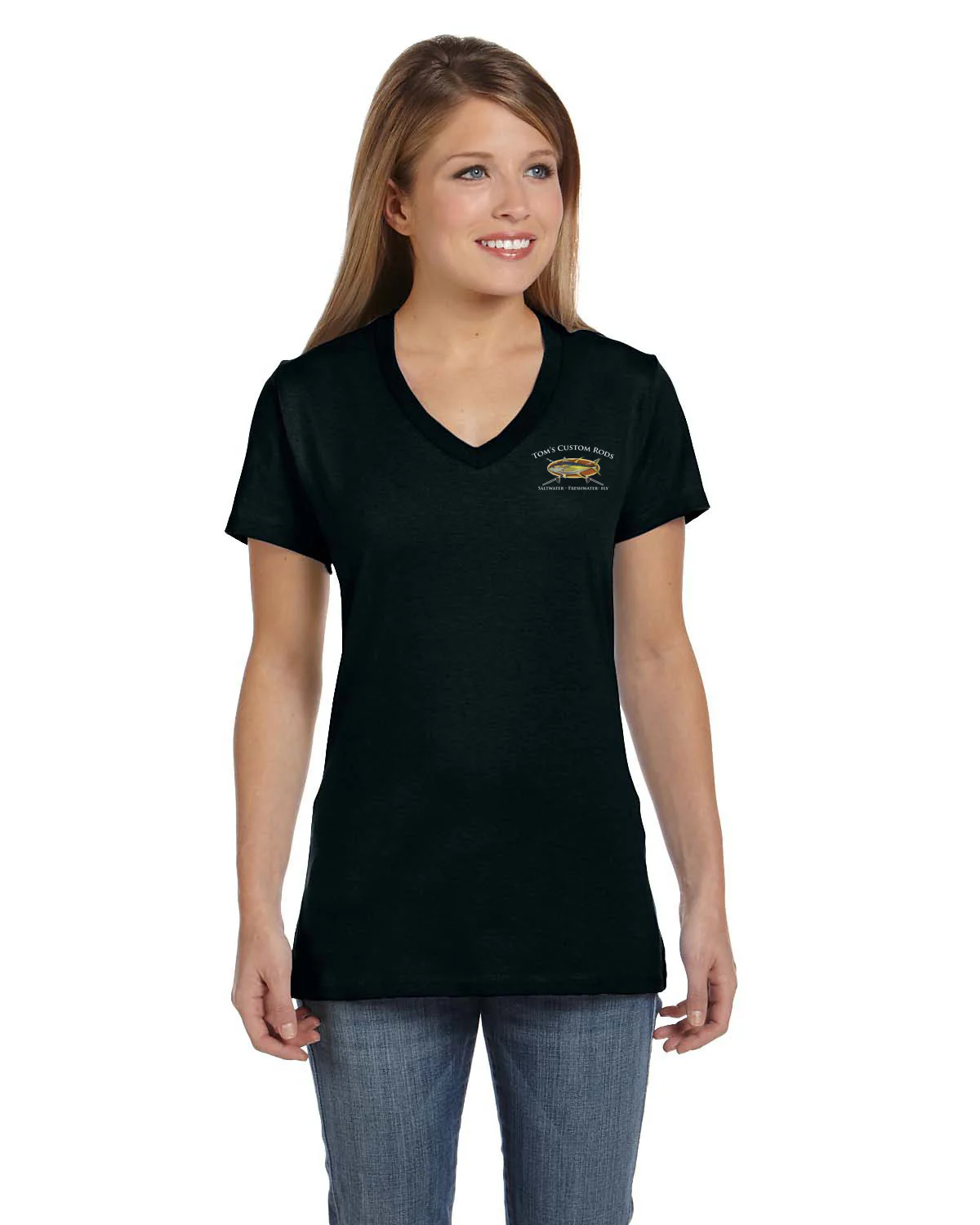 Women's Custom T-Shirt: Bamboo Frame with Crossing Rods - Image 9