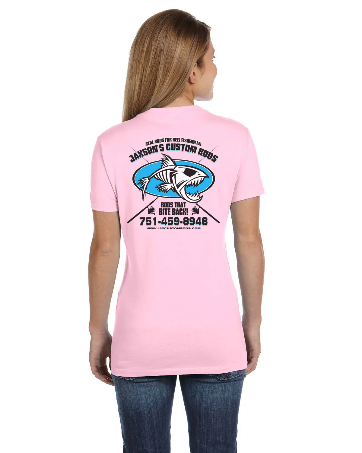 Women's Custom T-Shirt: Fish Skeleton - Image 5