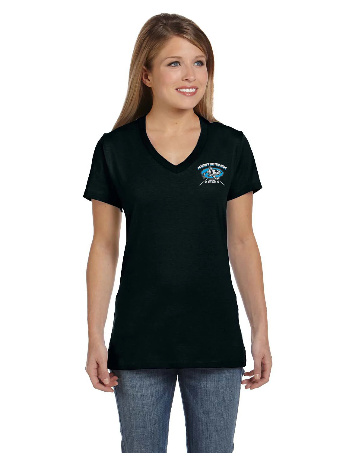 Women's Custom T-Shirt: Fish Skeleton - Image 8