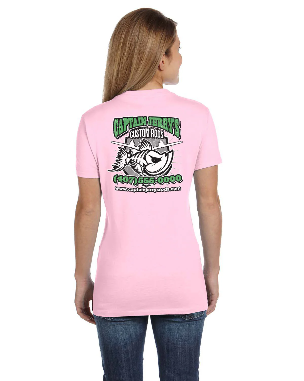 Women's Custom T-Shirt: Green Bones - Image 5