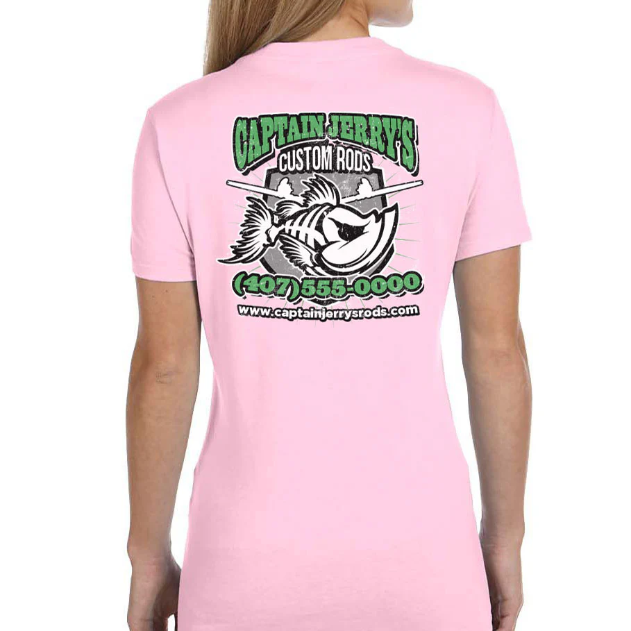 Women's Custom T-Shirt: Green Bones - Image 7