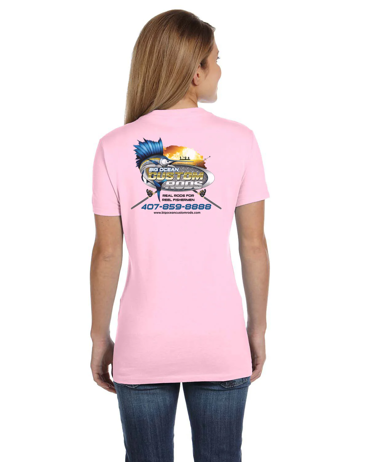 Women's Custom T-Shirt: Jumping Marlin - Image 5