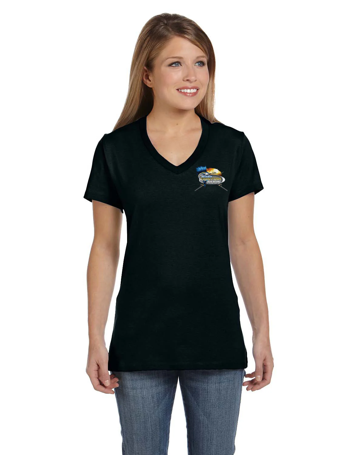 Women's Custom T-Shirt: Jumping Marlin - Image 8