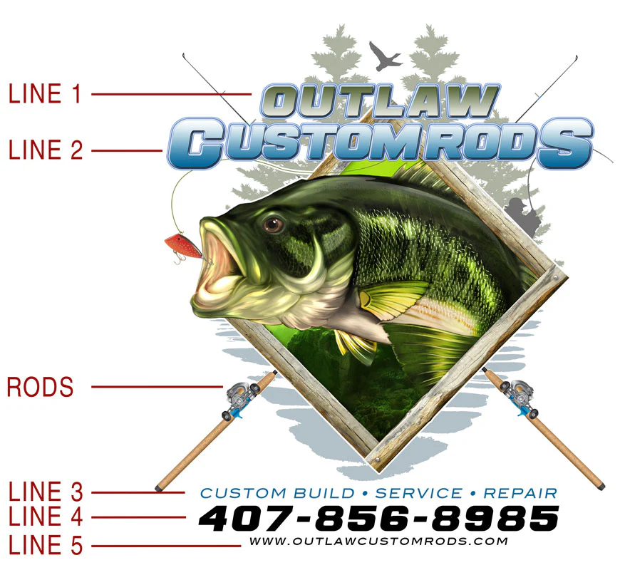 Women's Custom T-Shirt: Largemouth Bass Chasing Lure - Image 3